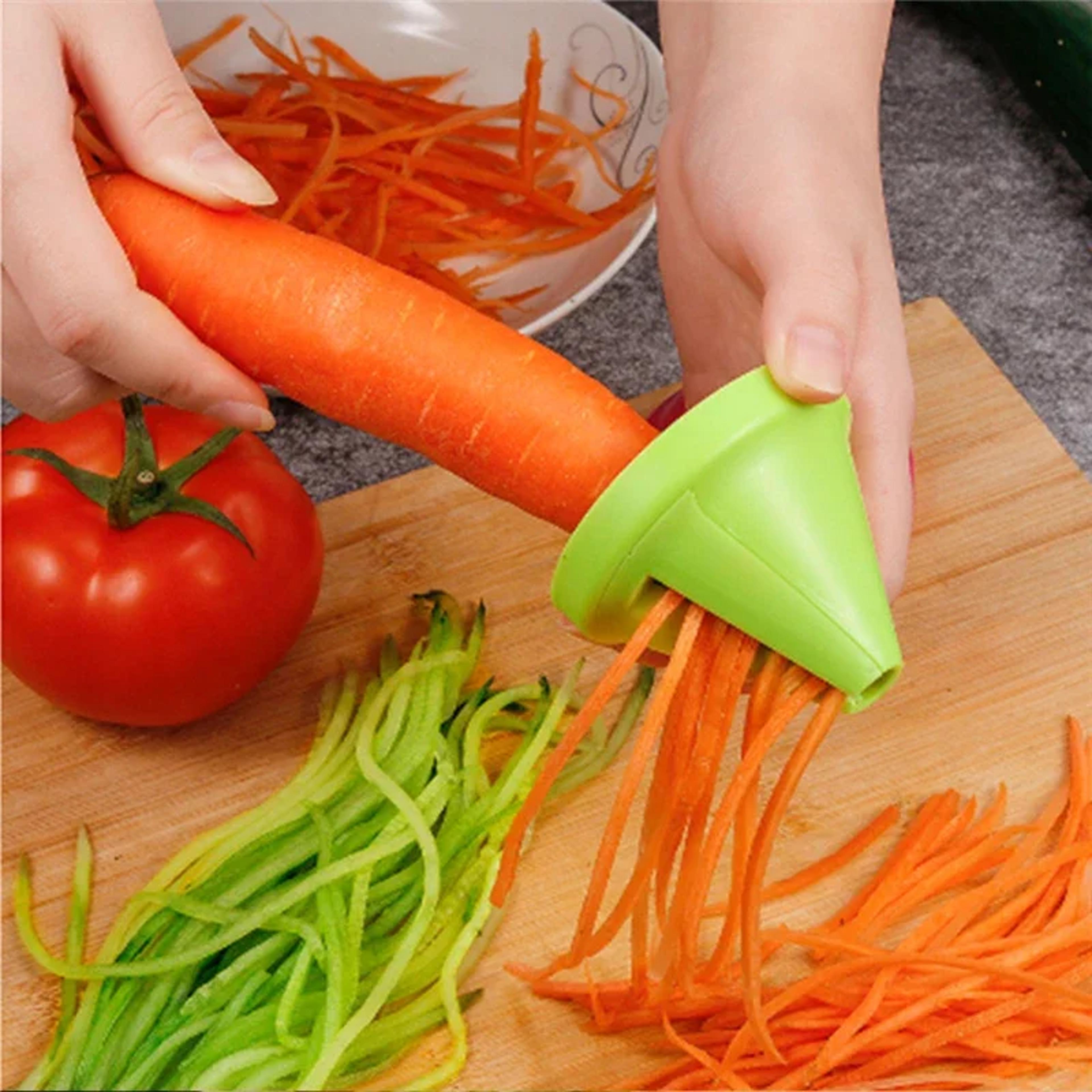 rotary vegetable slicer with interchangeable blades for easy kitchen prep