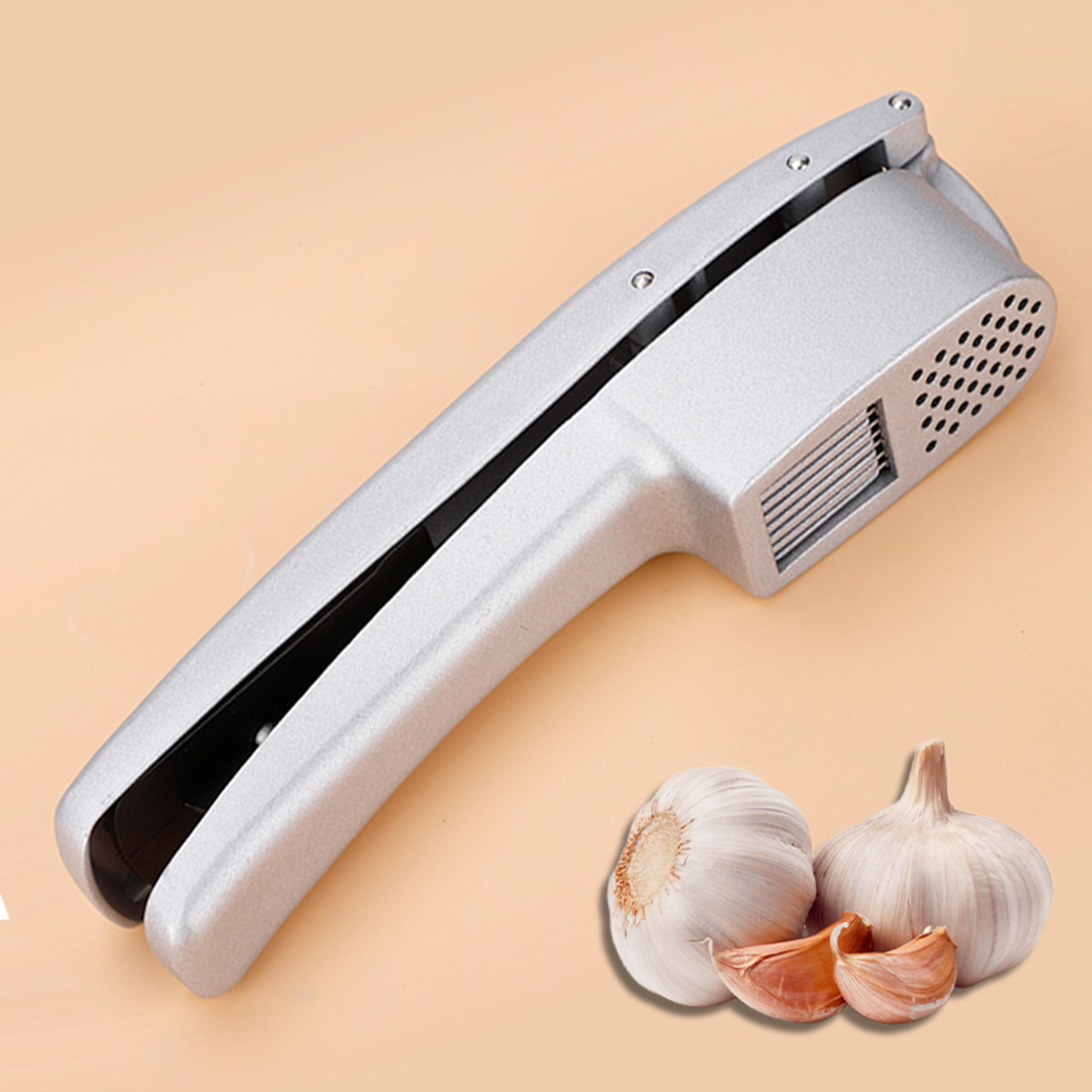 aluminium garlic press crusher and mincer handheld kitchen tool