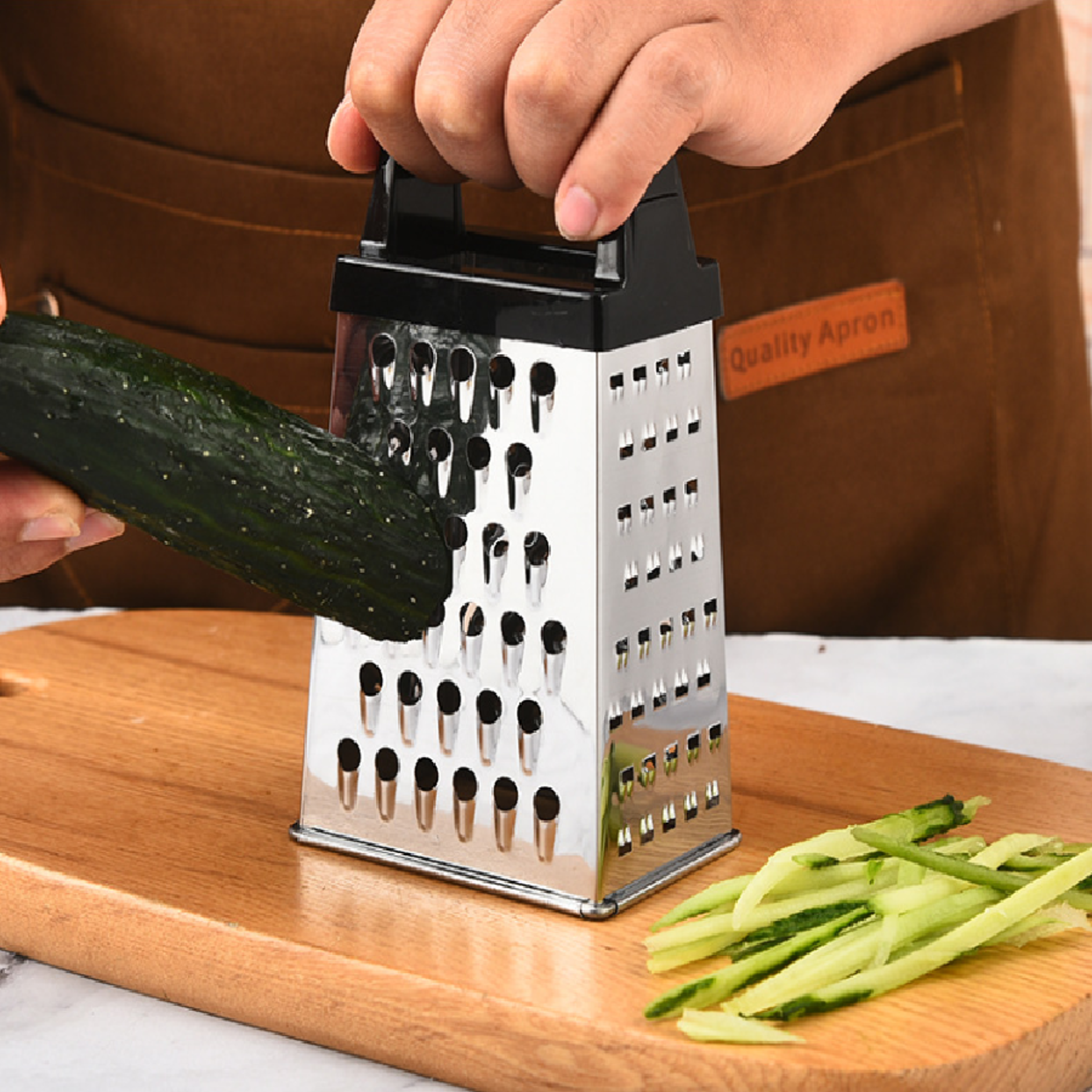 stainless steel grater sided multifunction vegetable slicer kitchen tool