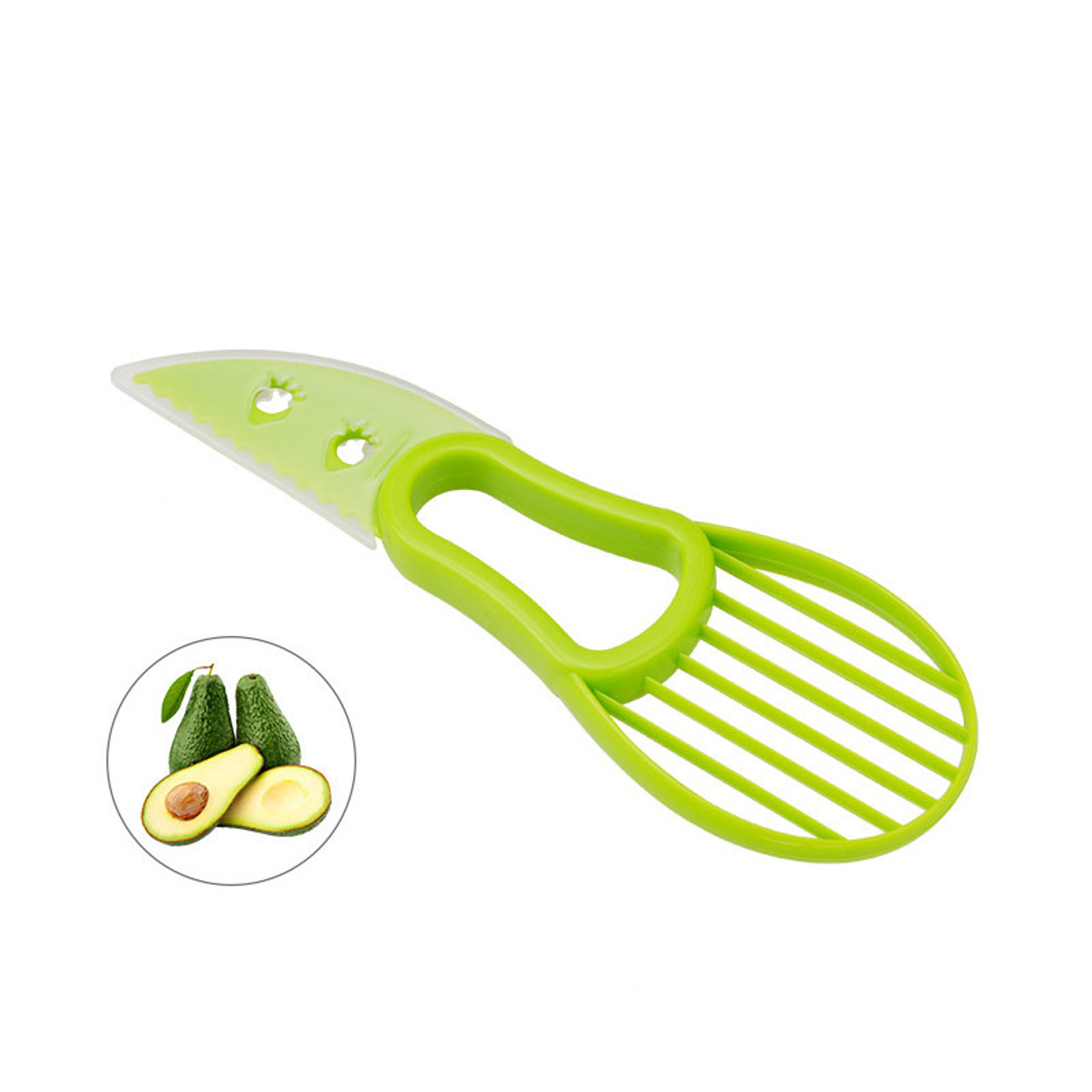 avocado slicer cutter tool with pitter and peeler for easy kitchen prep