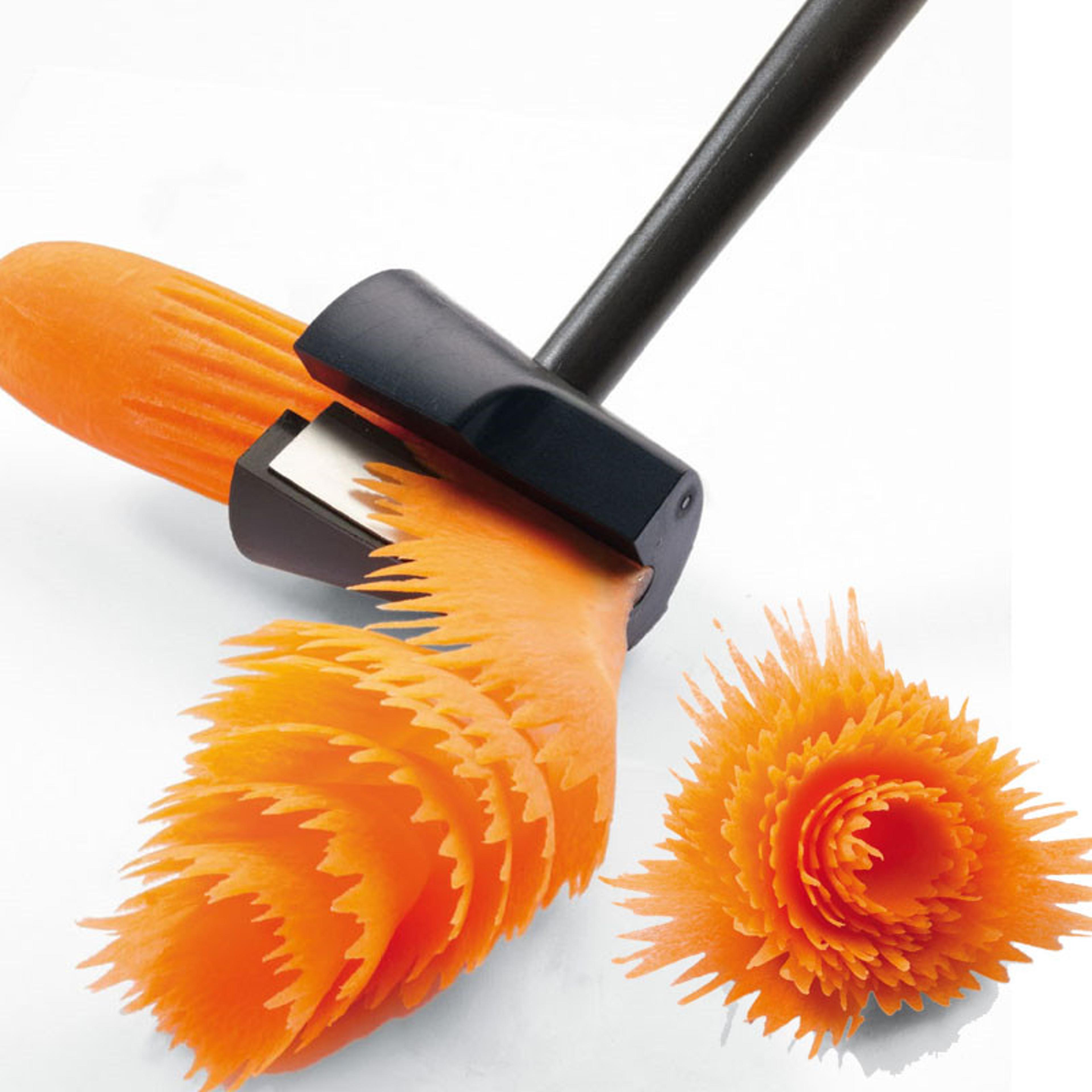 rotating fruit vegetable cutter creative food decorating kitchen tool