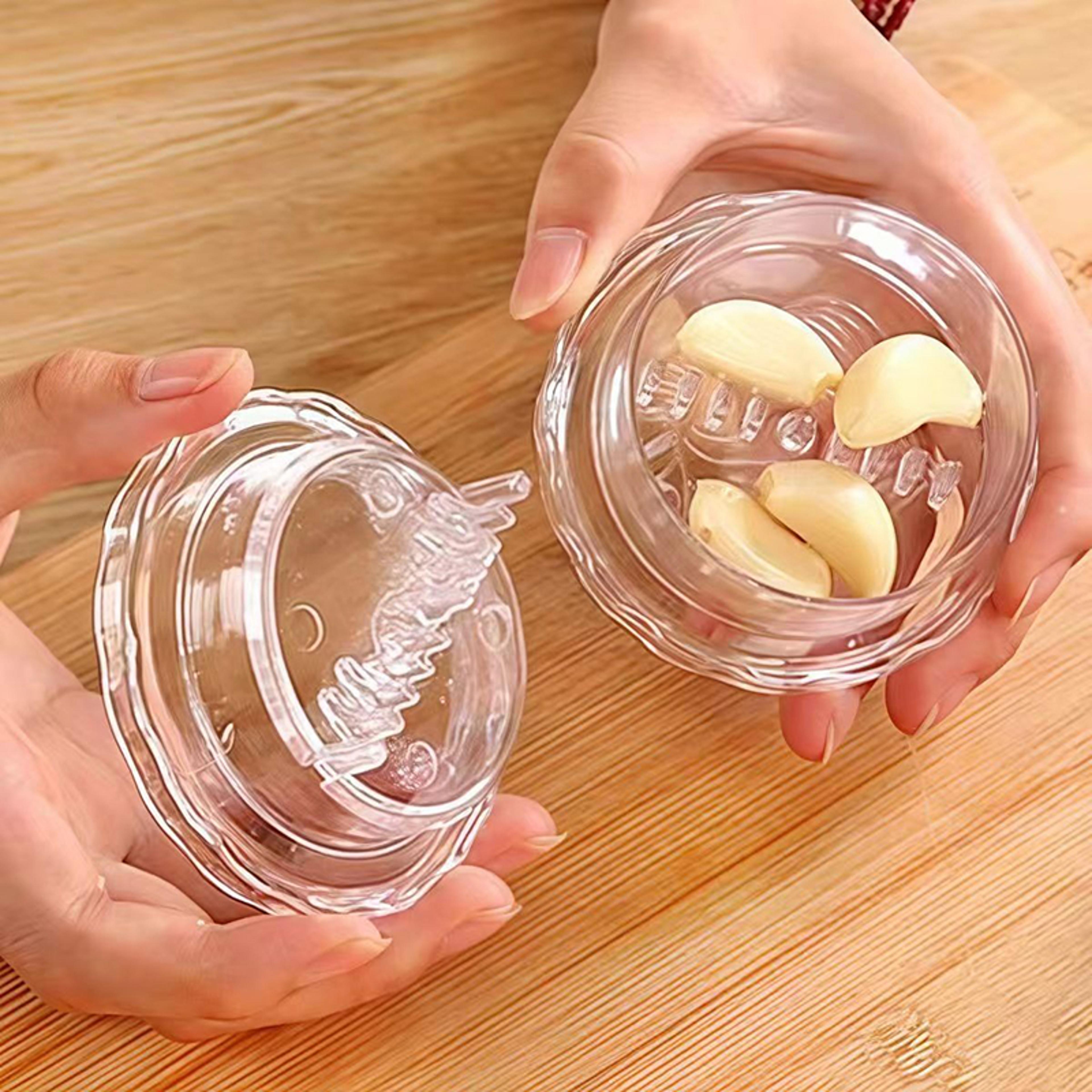 multifunctional garlic press and manual food chopper kitchen gadget