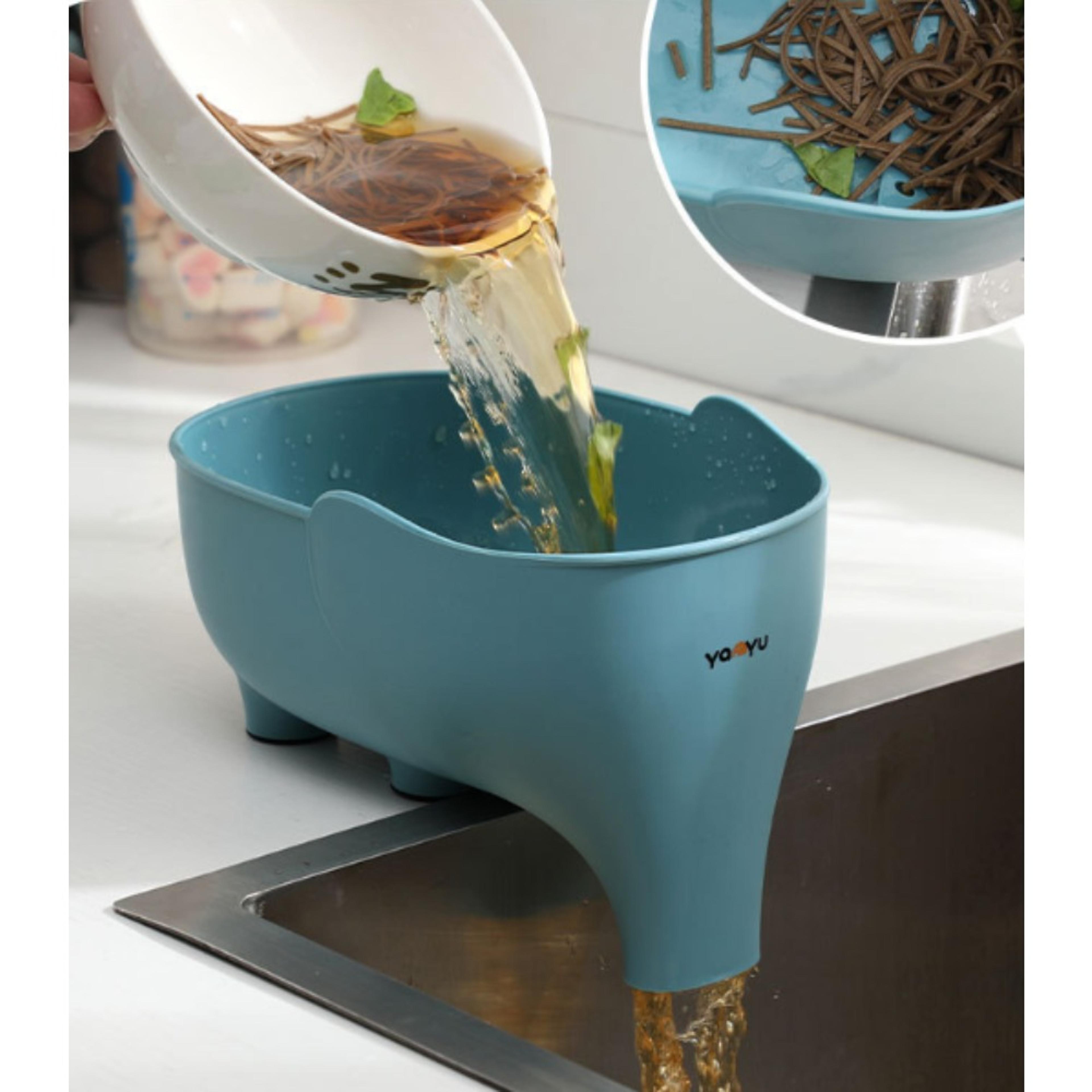 elephant sink strainer kitchen drain basket vegetable washing and fruit drainer