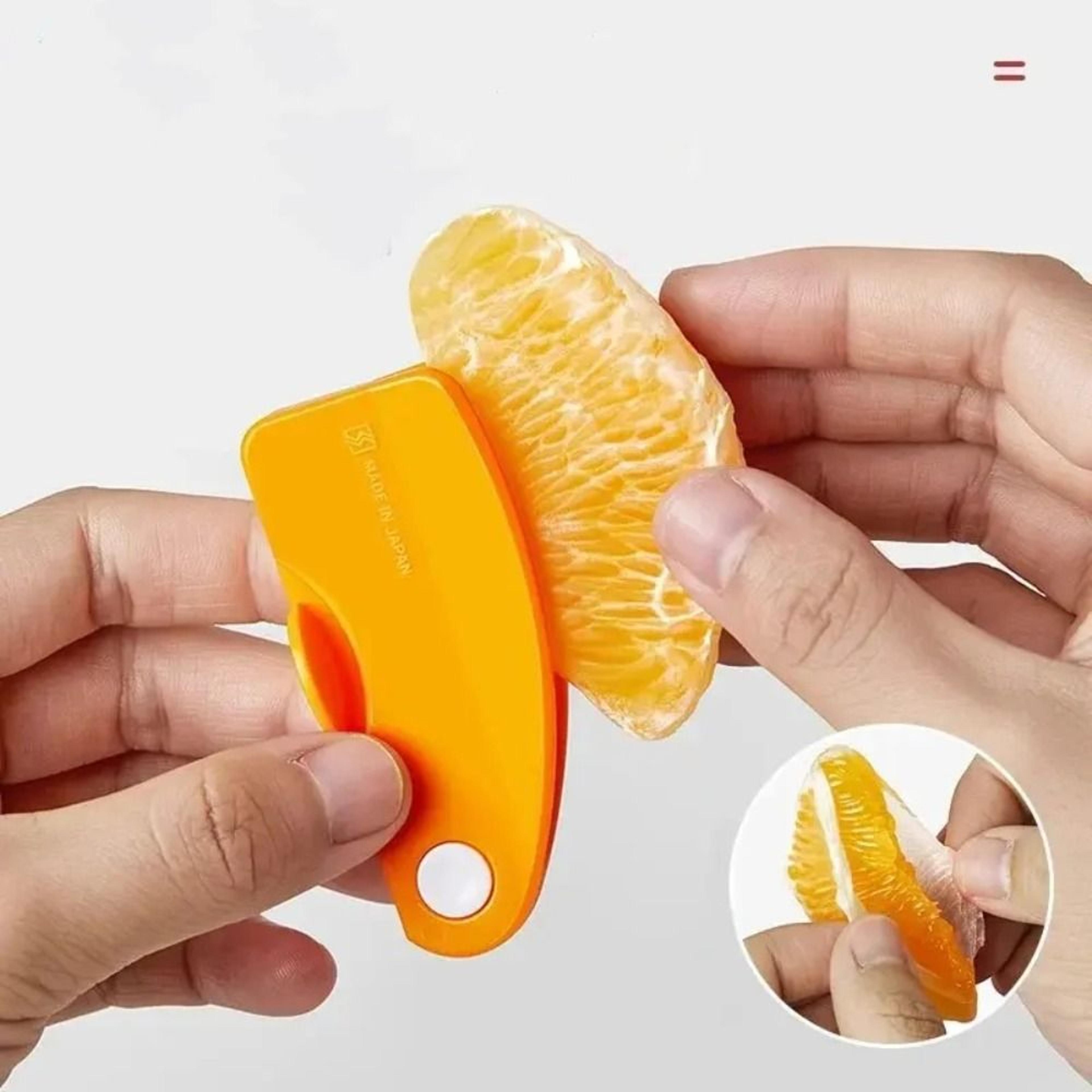 easy grip orange peeler tool manual citrus peeler kitchen gadget