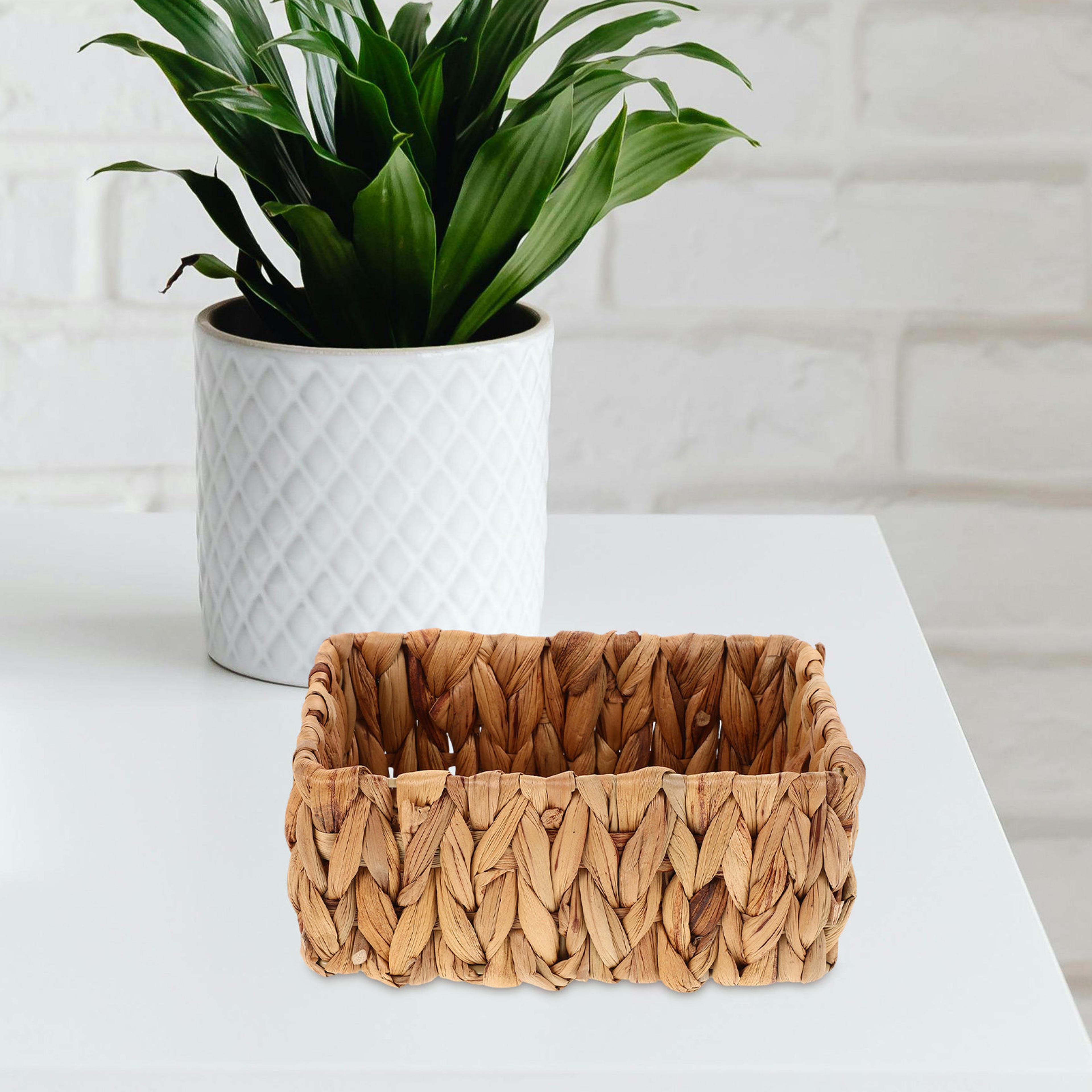 elegant seagrass storage basket woven organizer for home and office