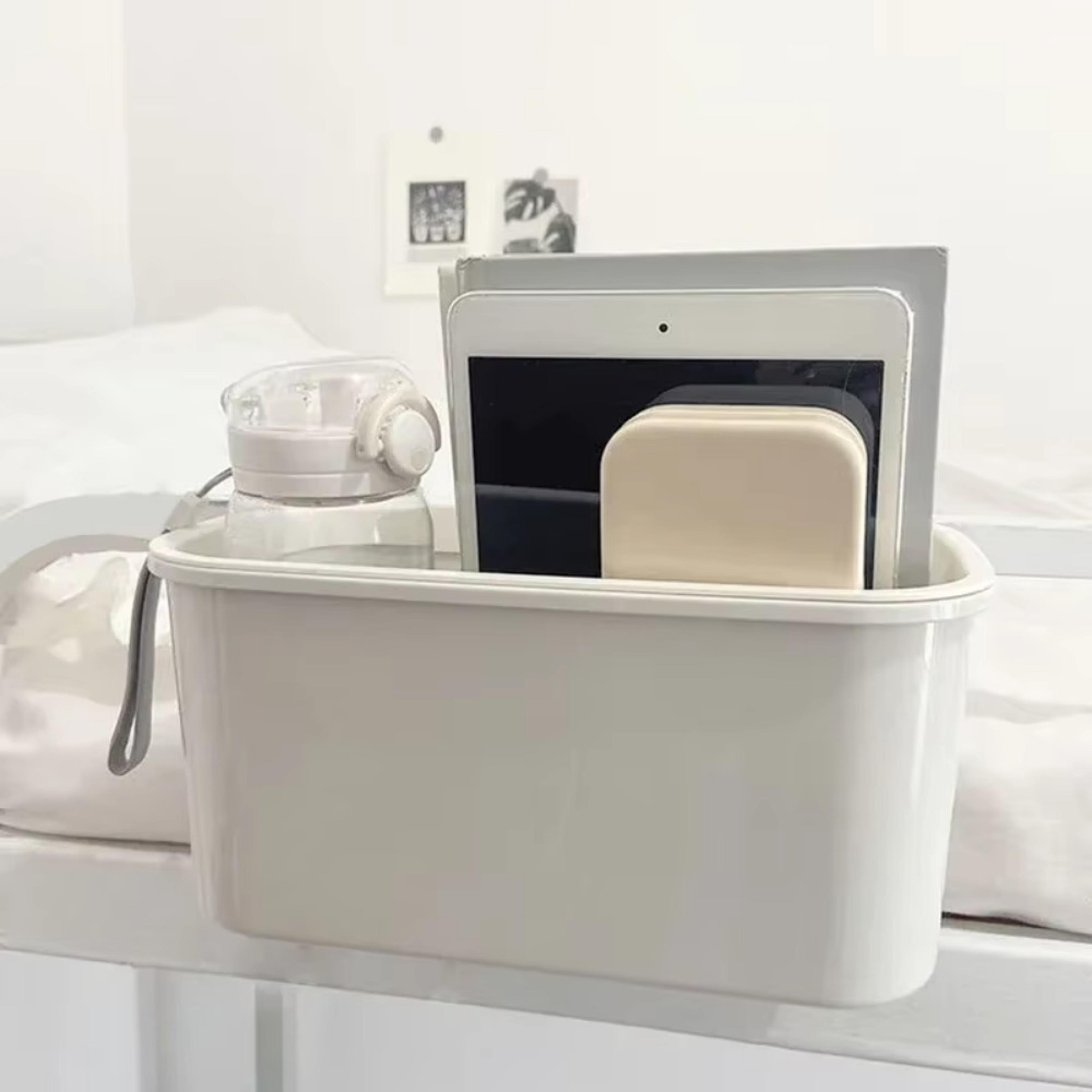 large capacity bedside storage organizer hanging basket for baby crib and bedroom