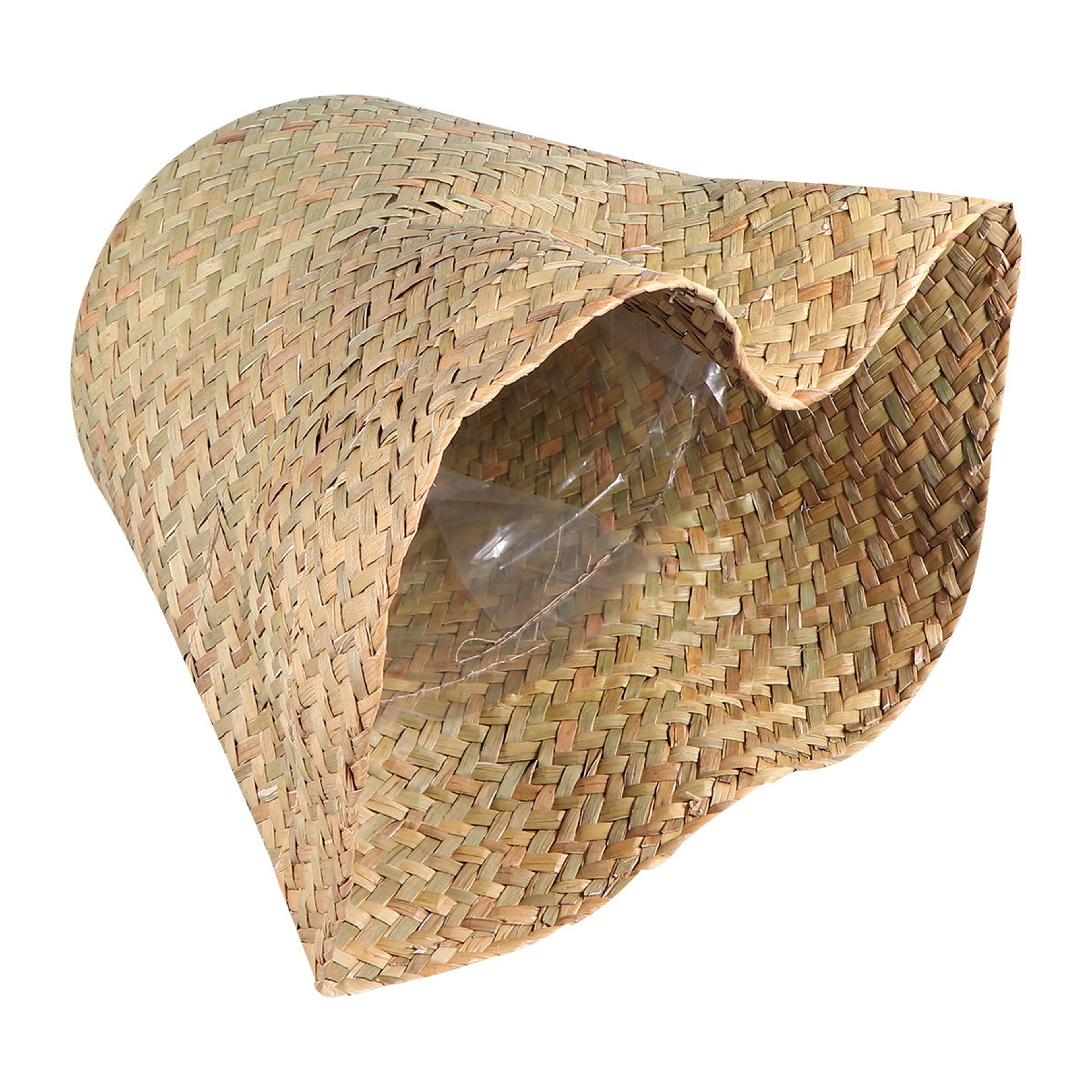 natural jute planter basket handwoven flower pot cover for boho home decor