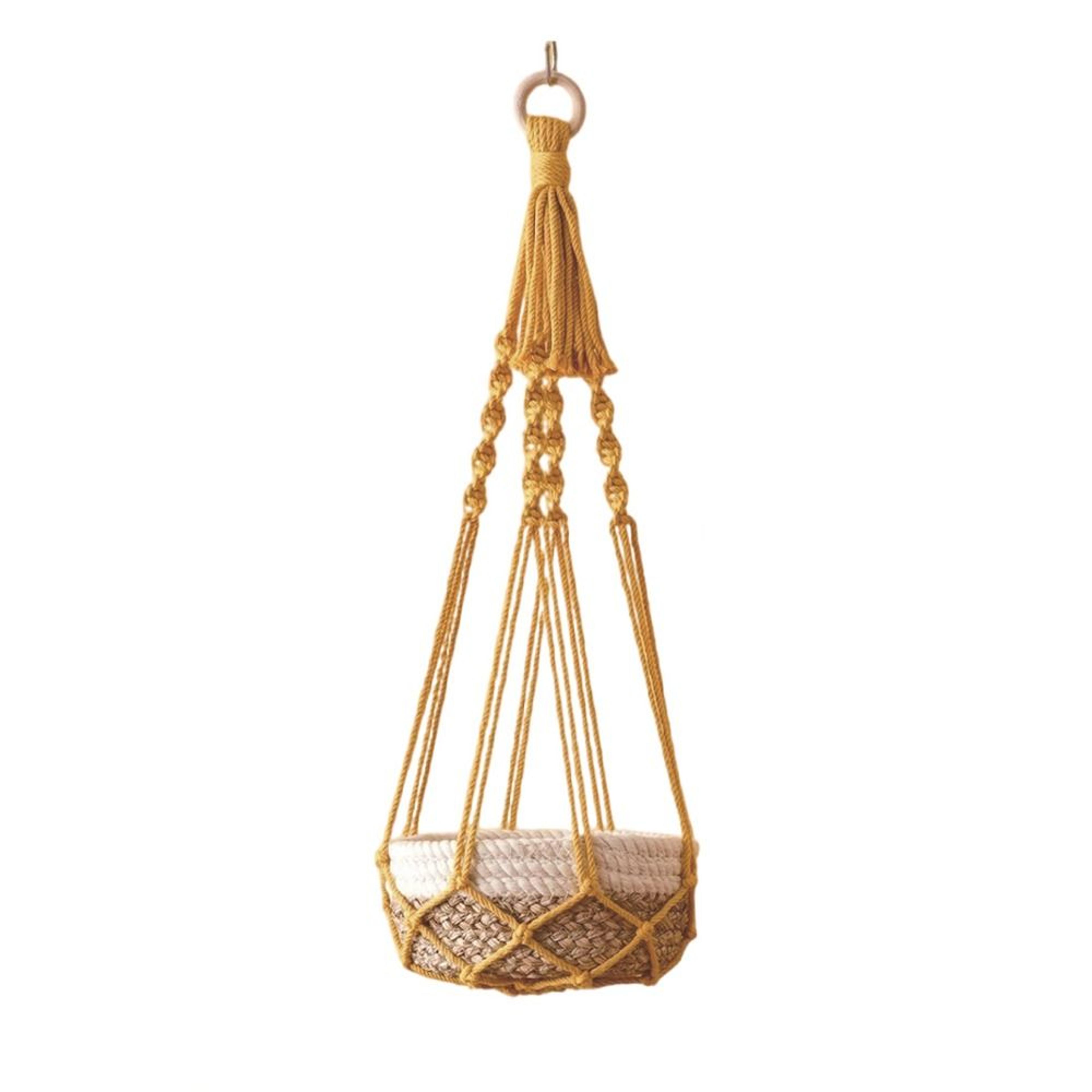 handmade macrame plant hanger boho hanging planter for stylish home decor