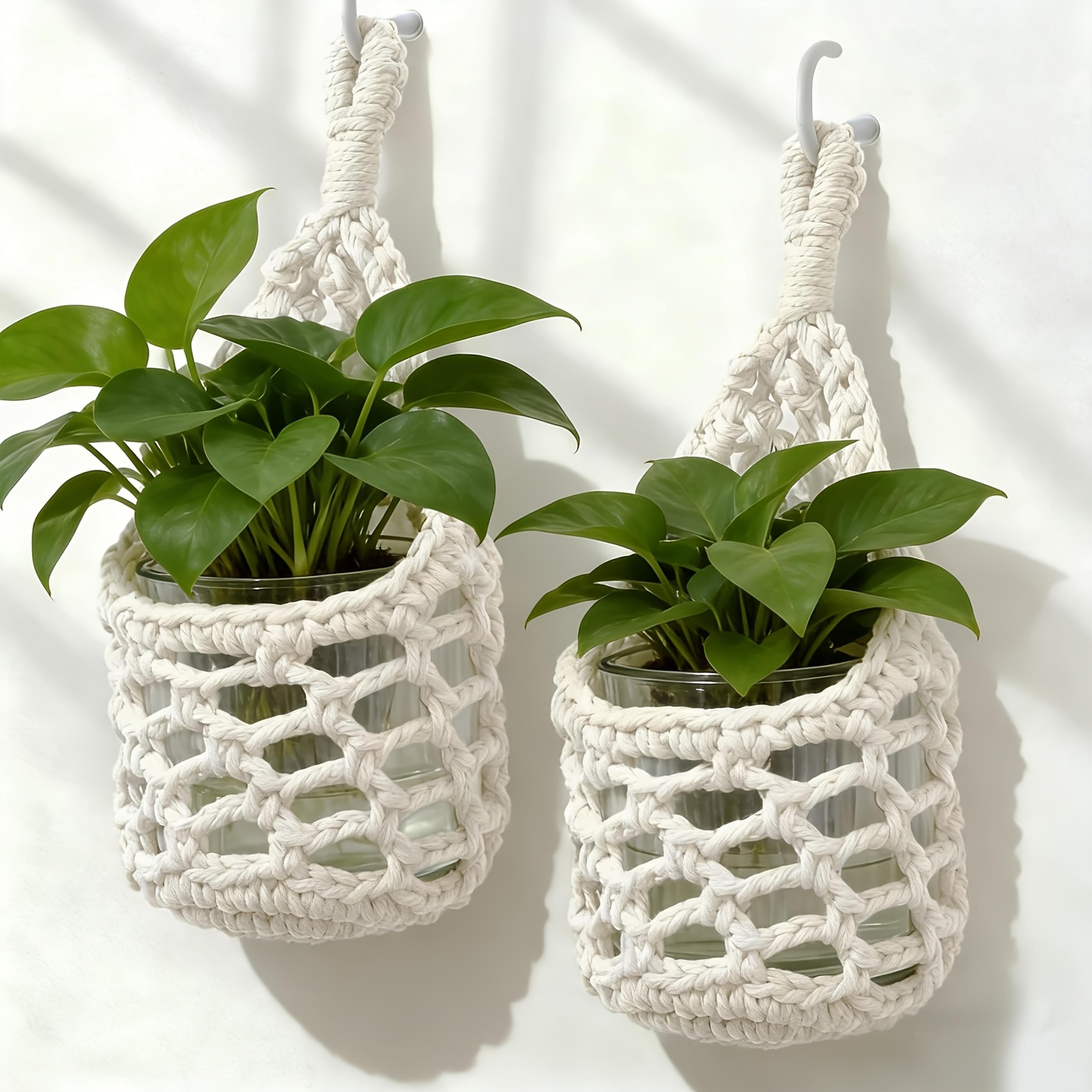 product name macrame plant hanger boho wall decor hanging plant holder for pots
