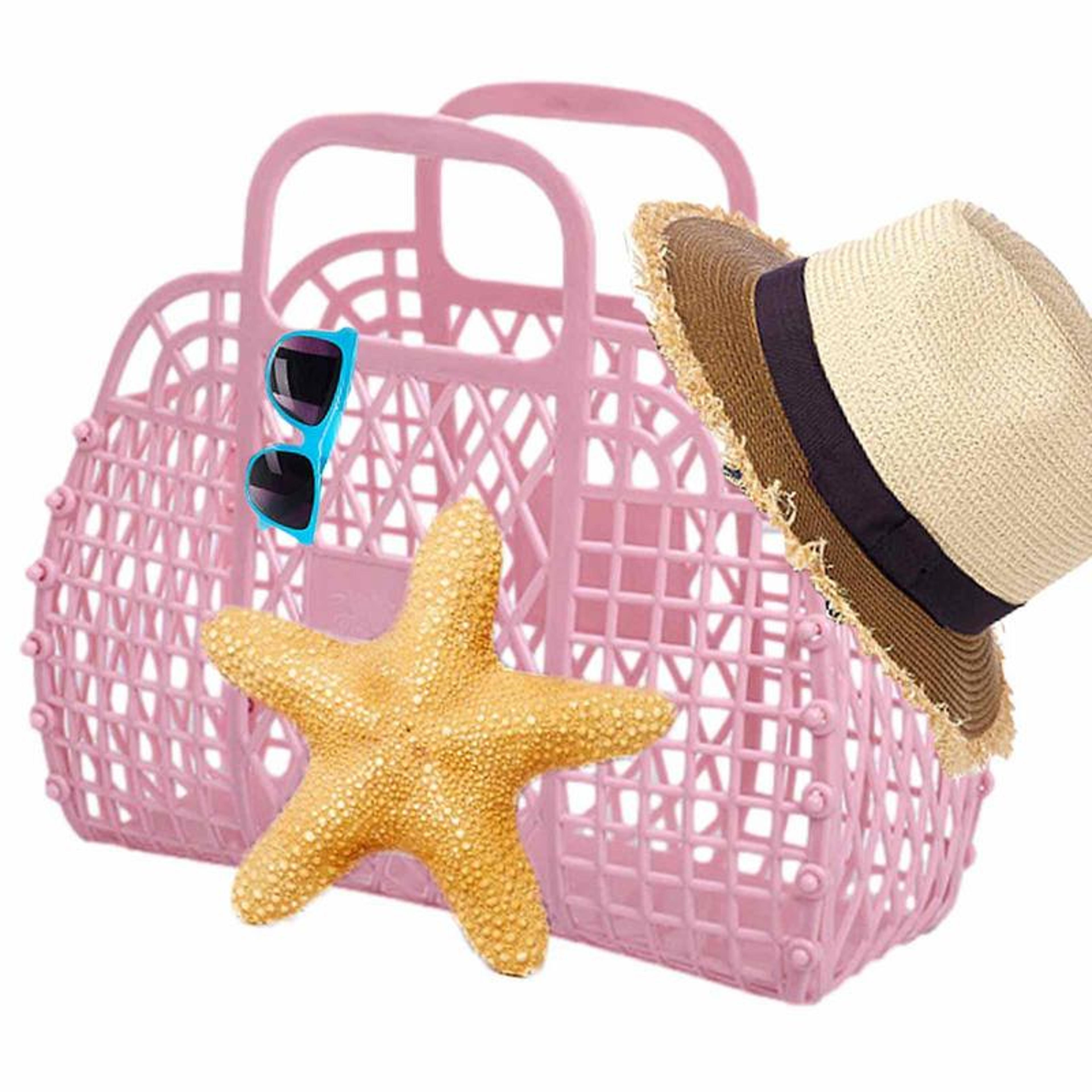 bright jelly tote bag for kids reusable beach bag and gift basket
