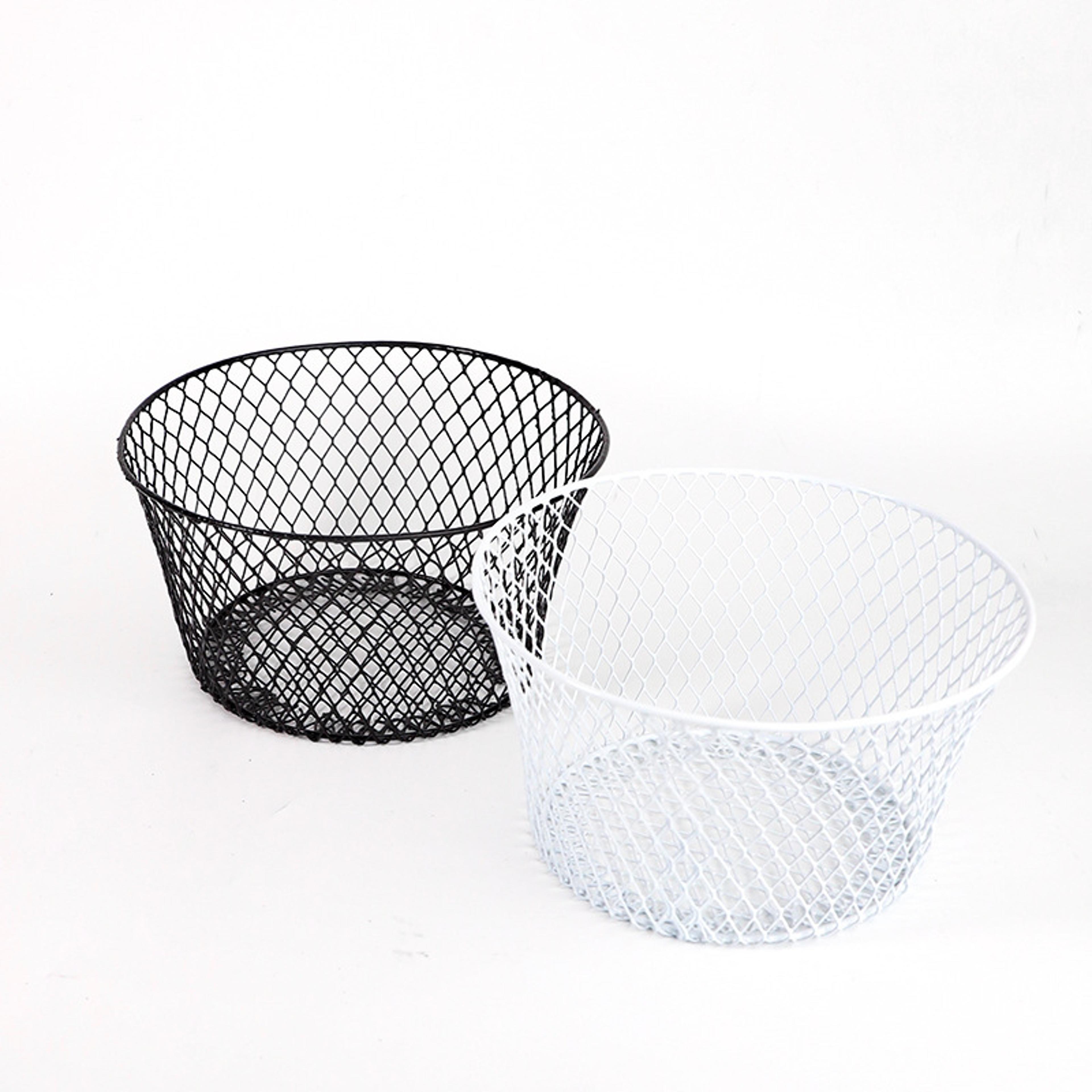iron storage basket for kitchen countertop fruit and vegetable basket desktop organizer