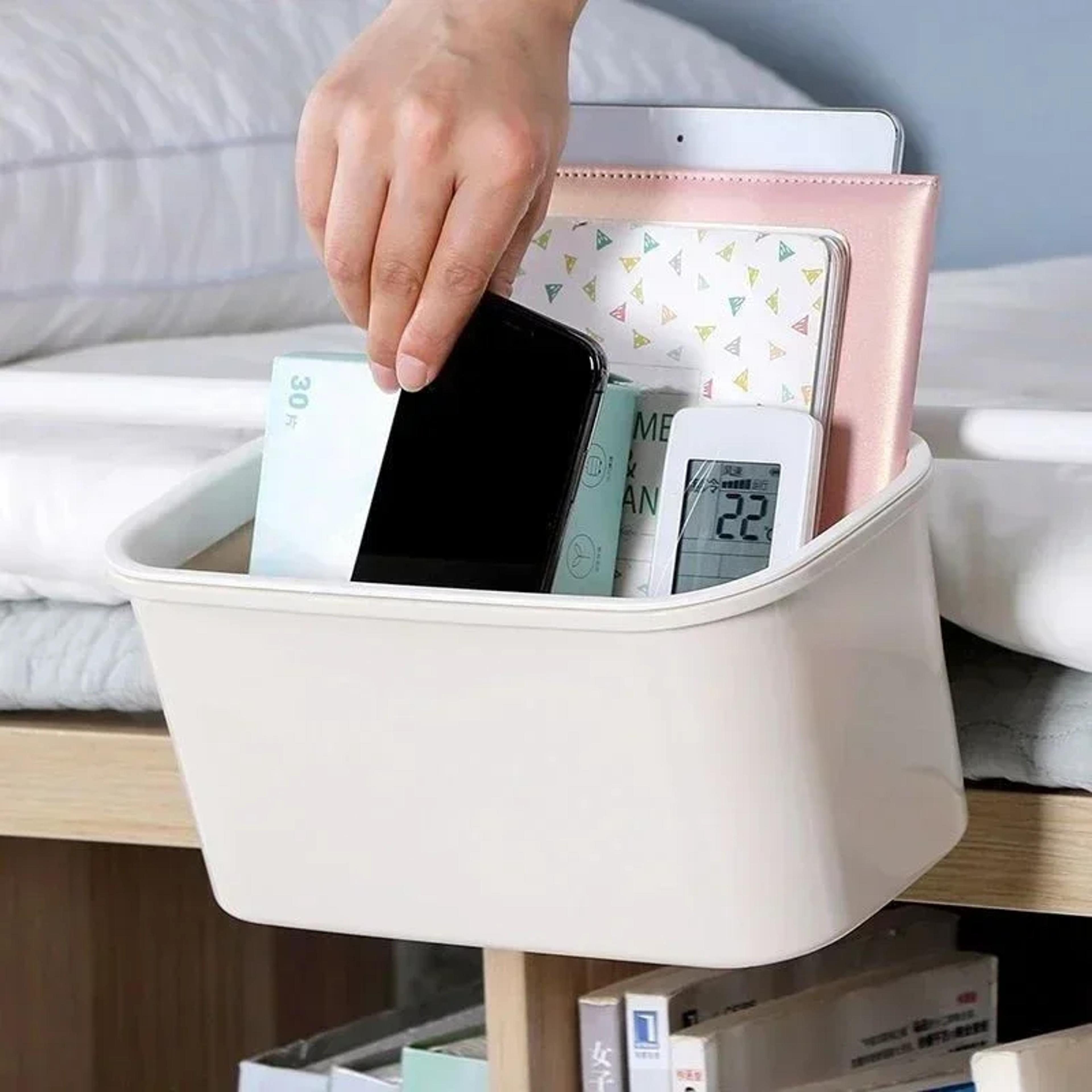large capacity baby crib organizer bedside hanging basket diaper storage bag