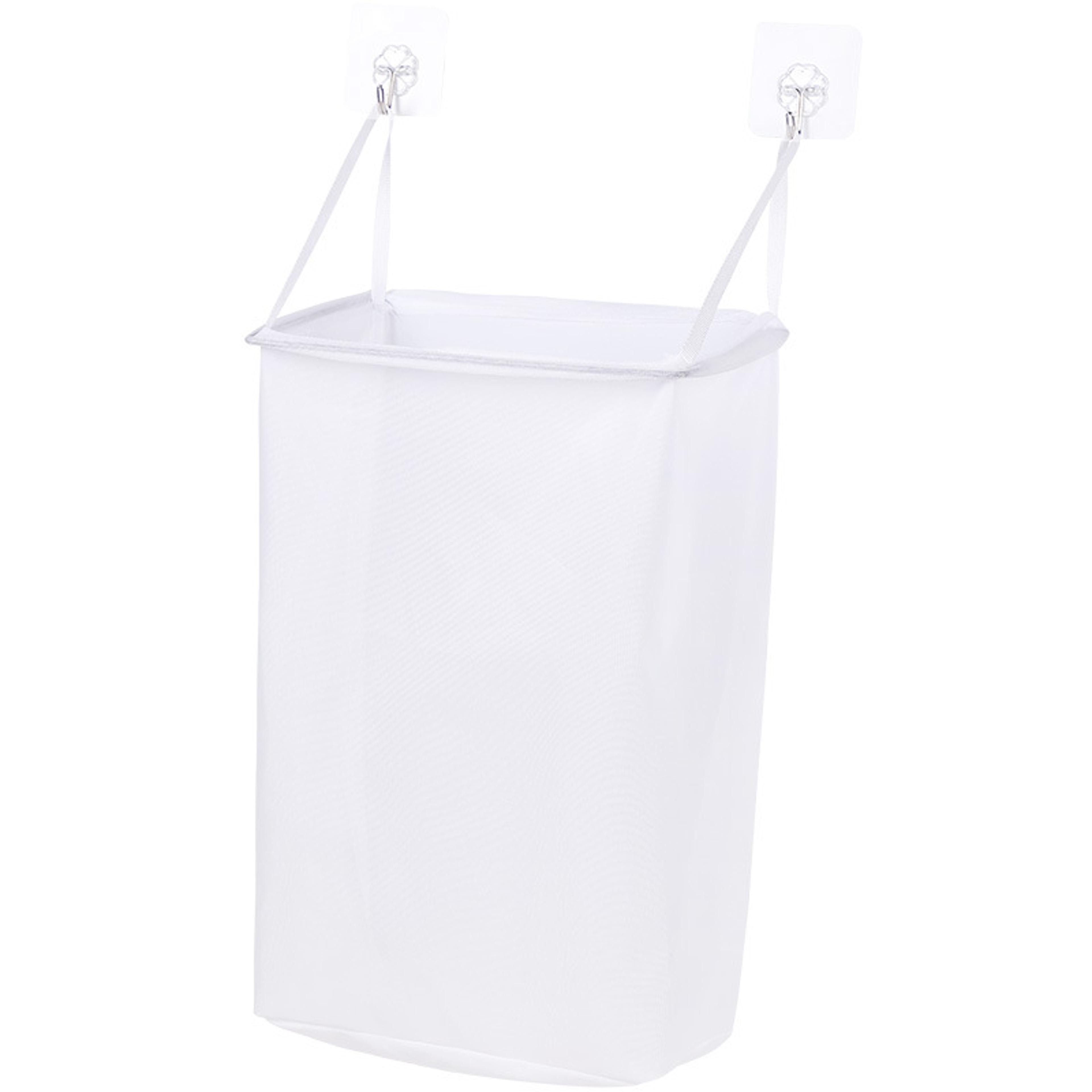 wall mounted laundry basket collapsible dirty clothes organizer for home storage