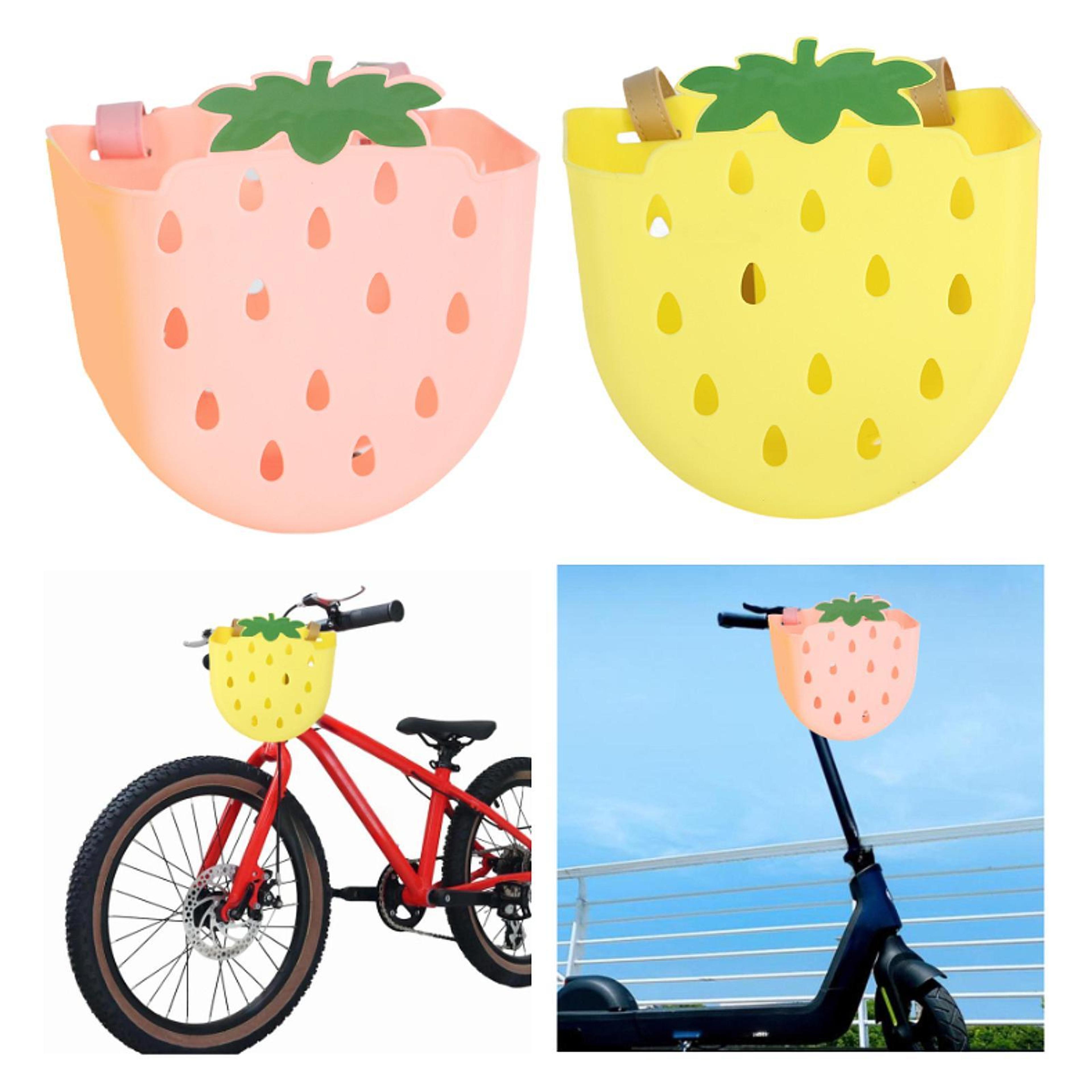 kids bike basket cute removable storage basket for balance bikes and tricycles