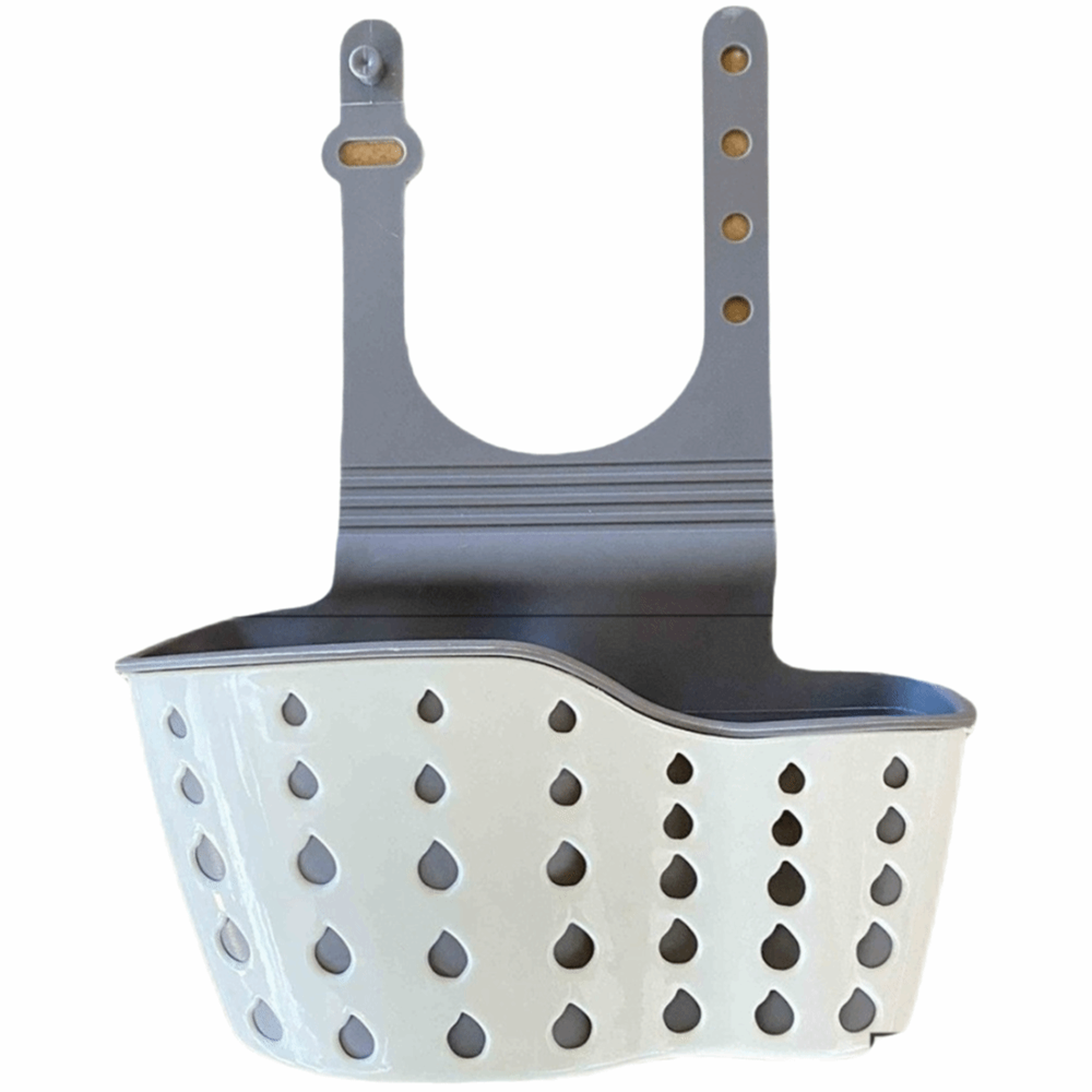 adjustable silicone kitchen sink organizer hanging drain basket sponge holder