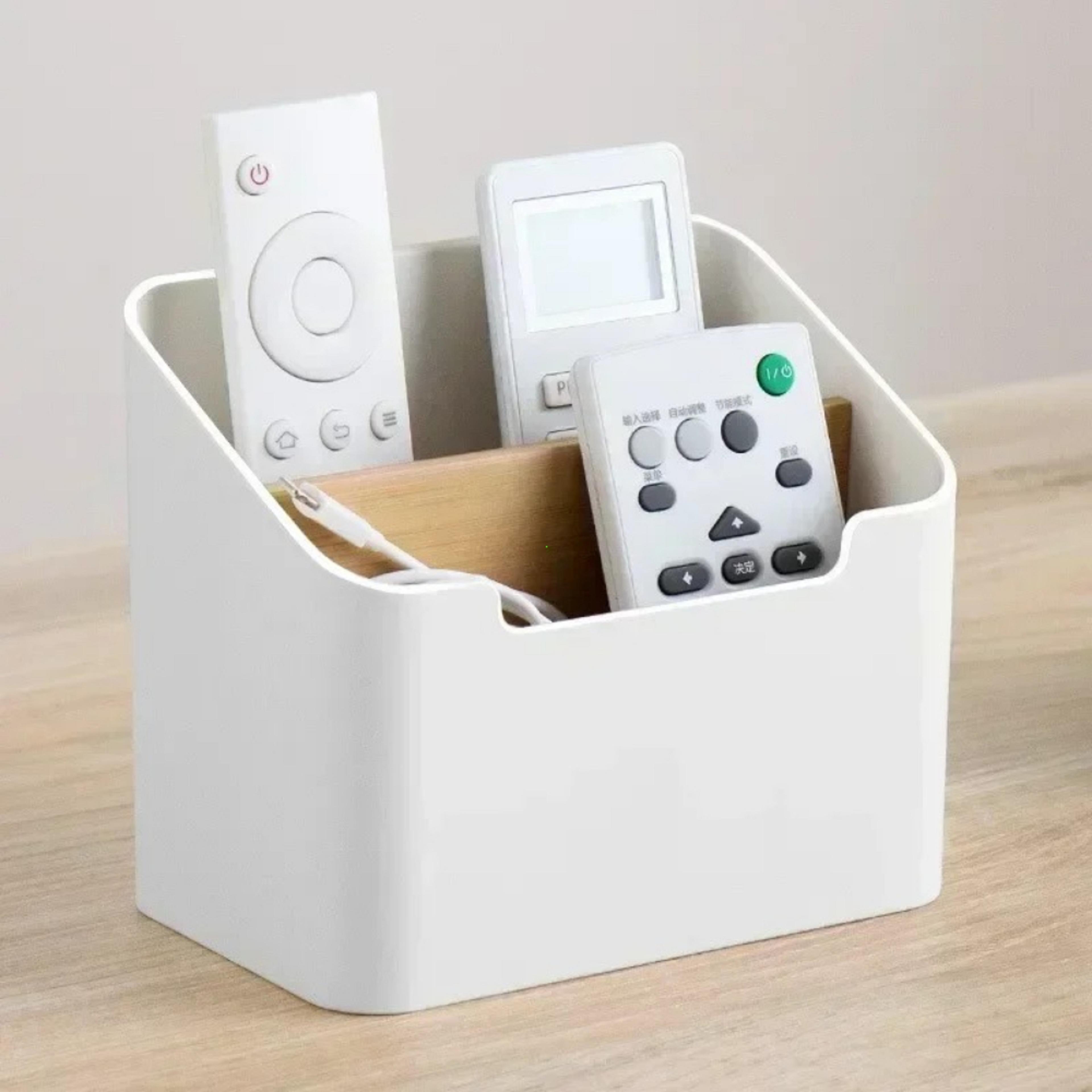 remote control holder tv remote organizer desktop storage box for living room and office