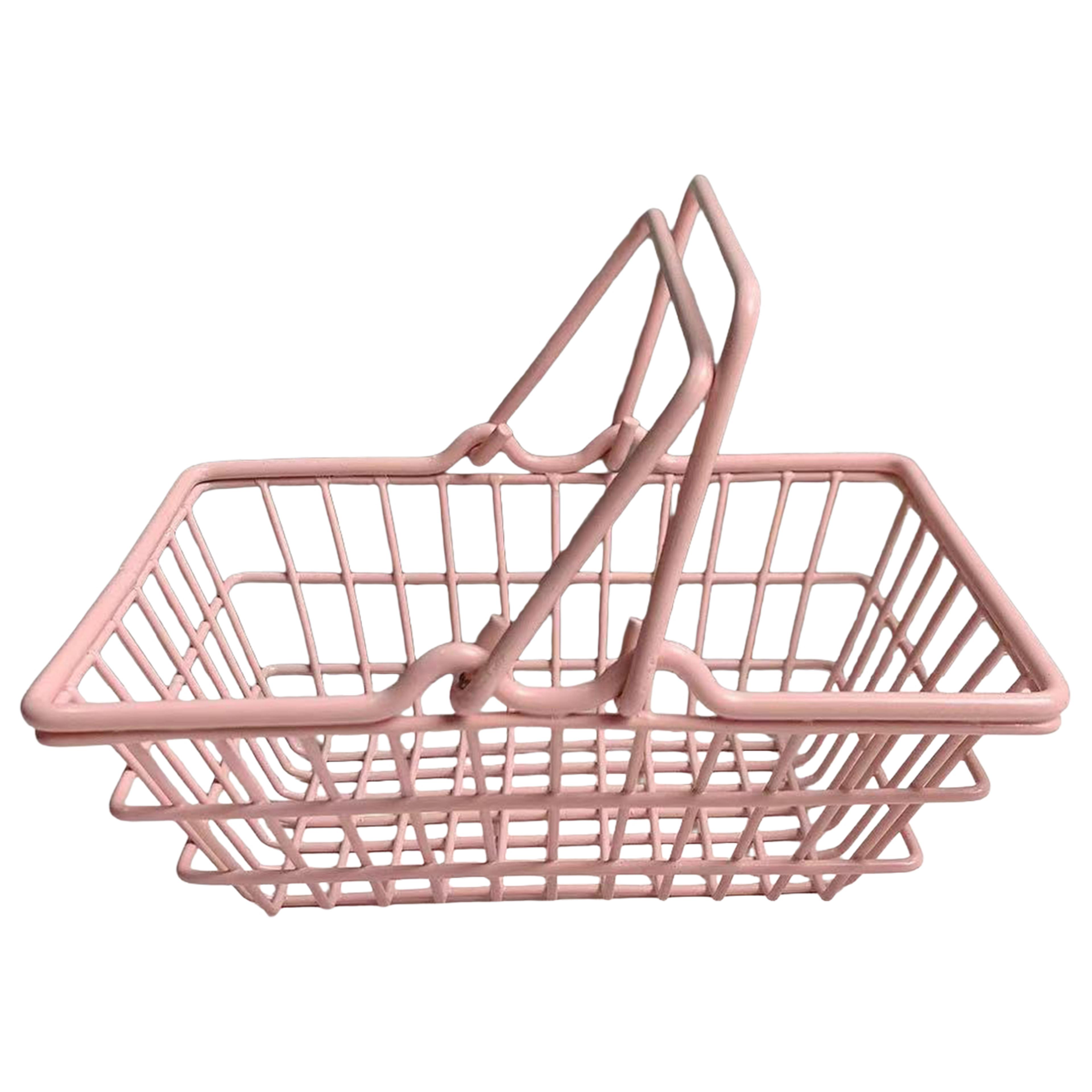 mini storage basket desktop organizer for cosmetics jewelry and small items