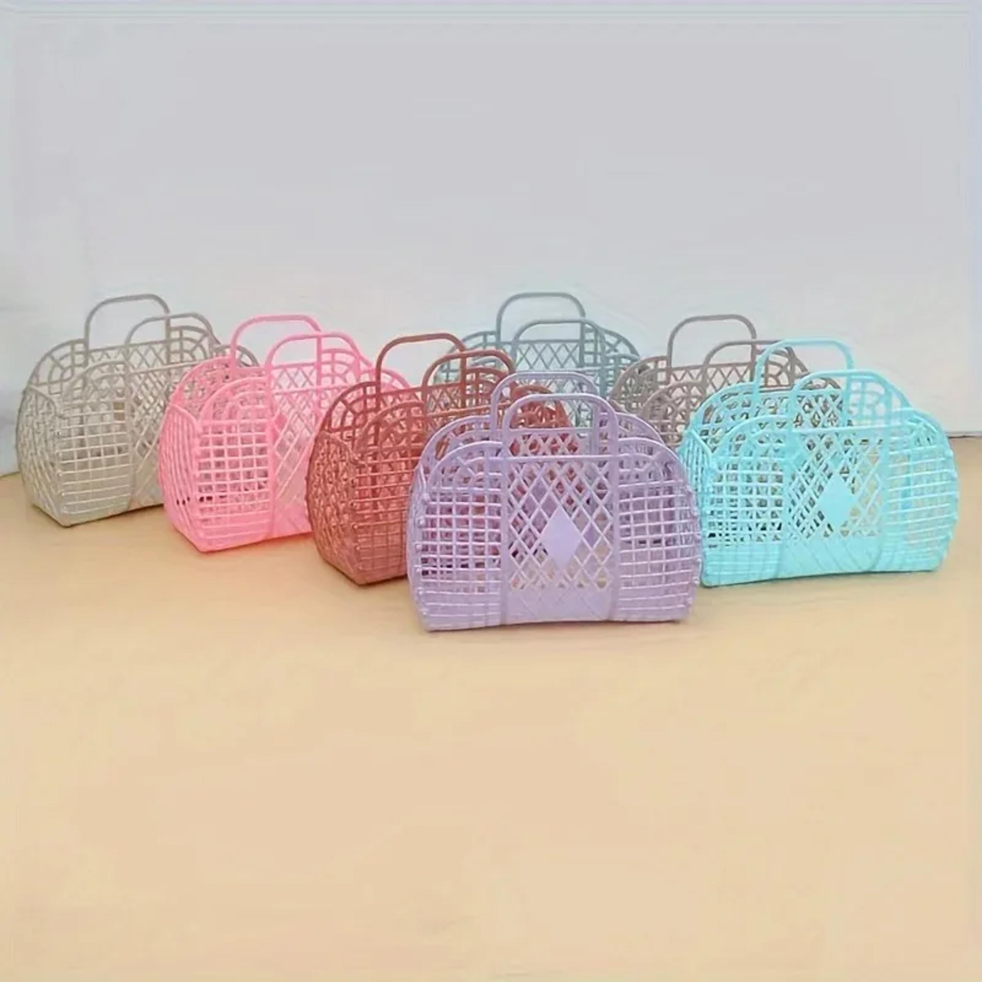 foldable storage basket with large capacity vegetable basket for kitchen organization