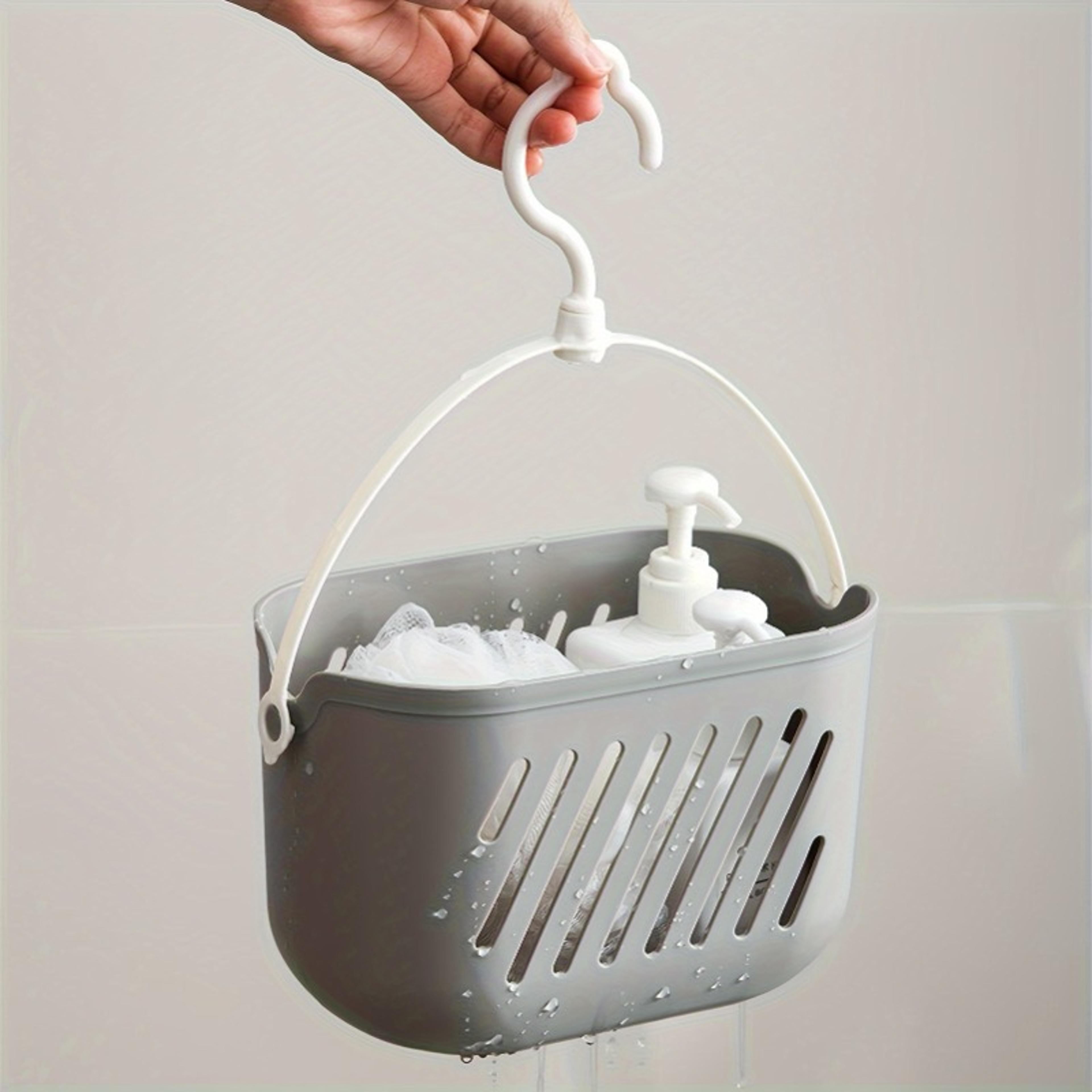 hanging storage basket multi purpose plastic organizer for bathroom kitchen home