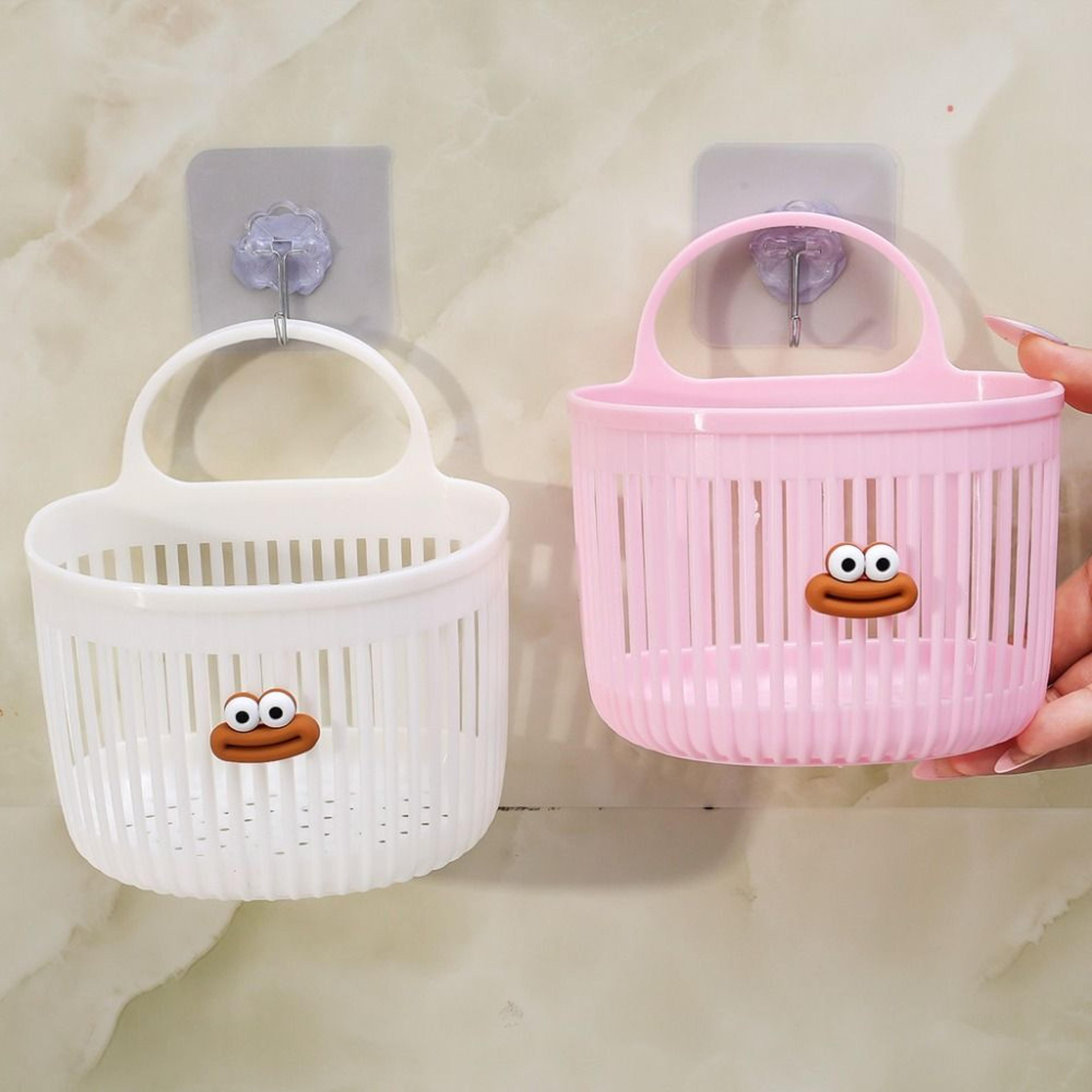 cartoon wall mounted kitchen hanging basket space saving storage organizer