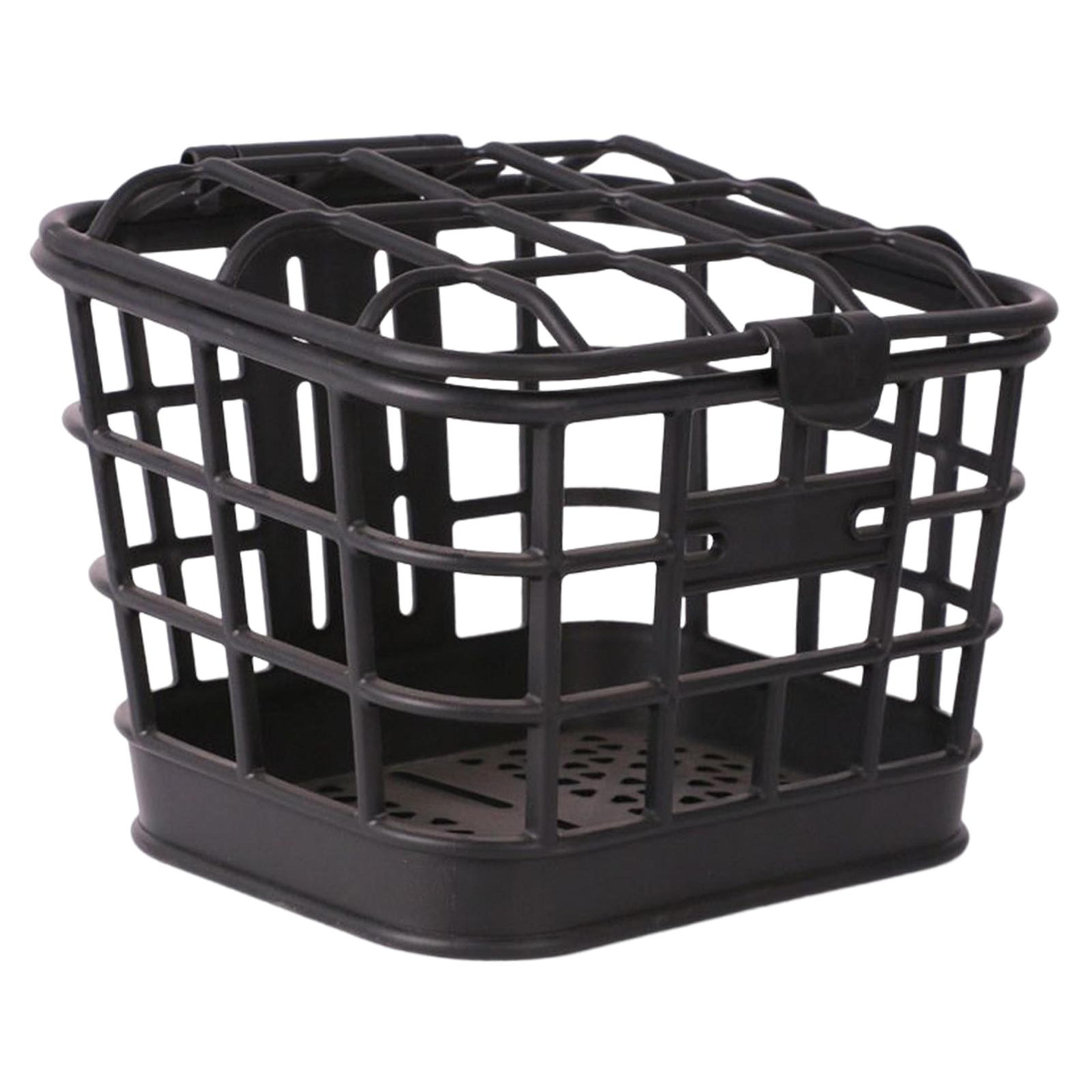 bicycle front basket with cover detachable handlebar storage cargo basket