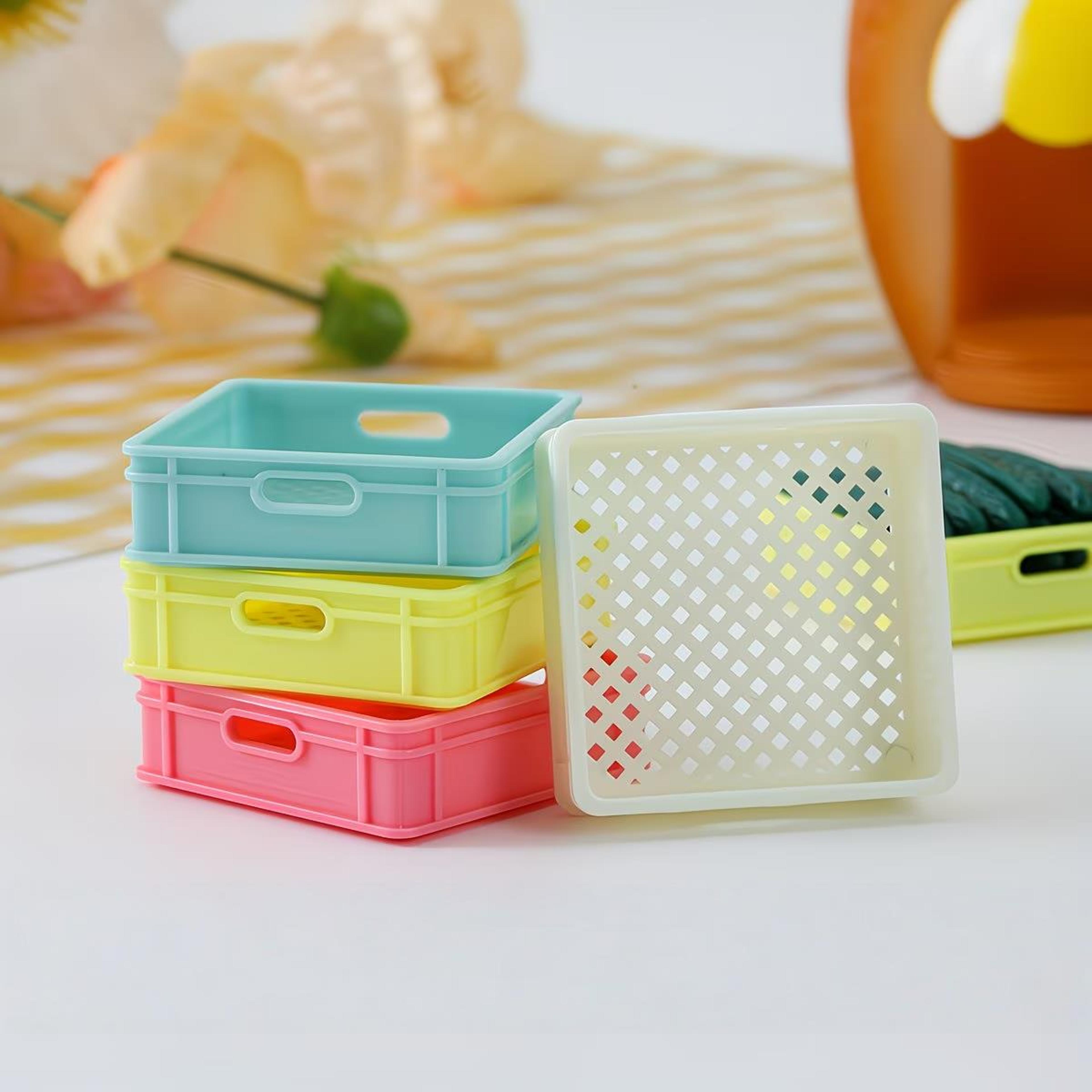 mini decorative storage baskets set for fairy garden accessories and home decor
