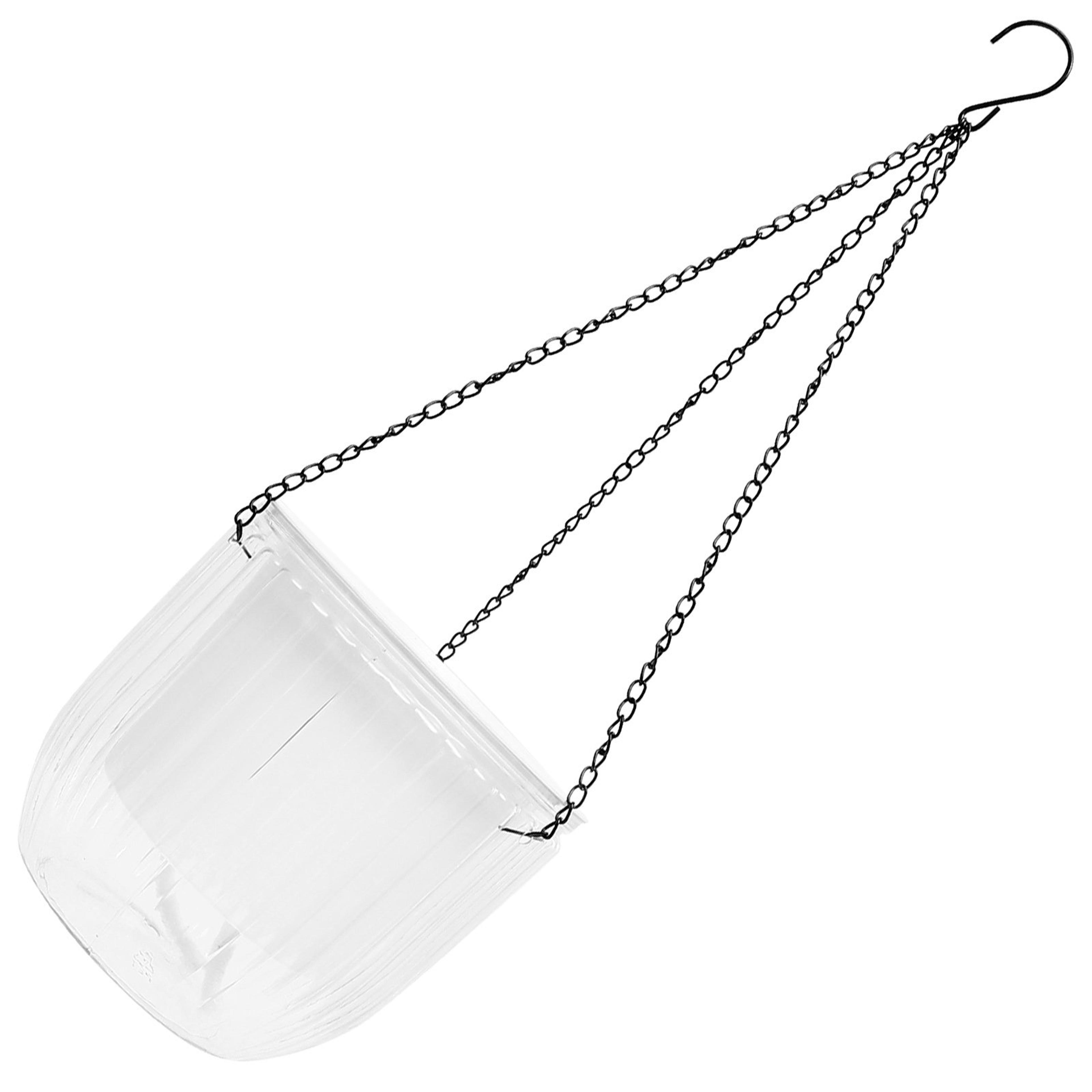resin hanging flower pot self watering planter for indoor plants