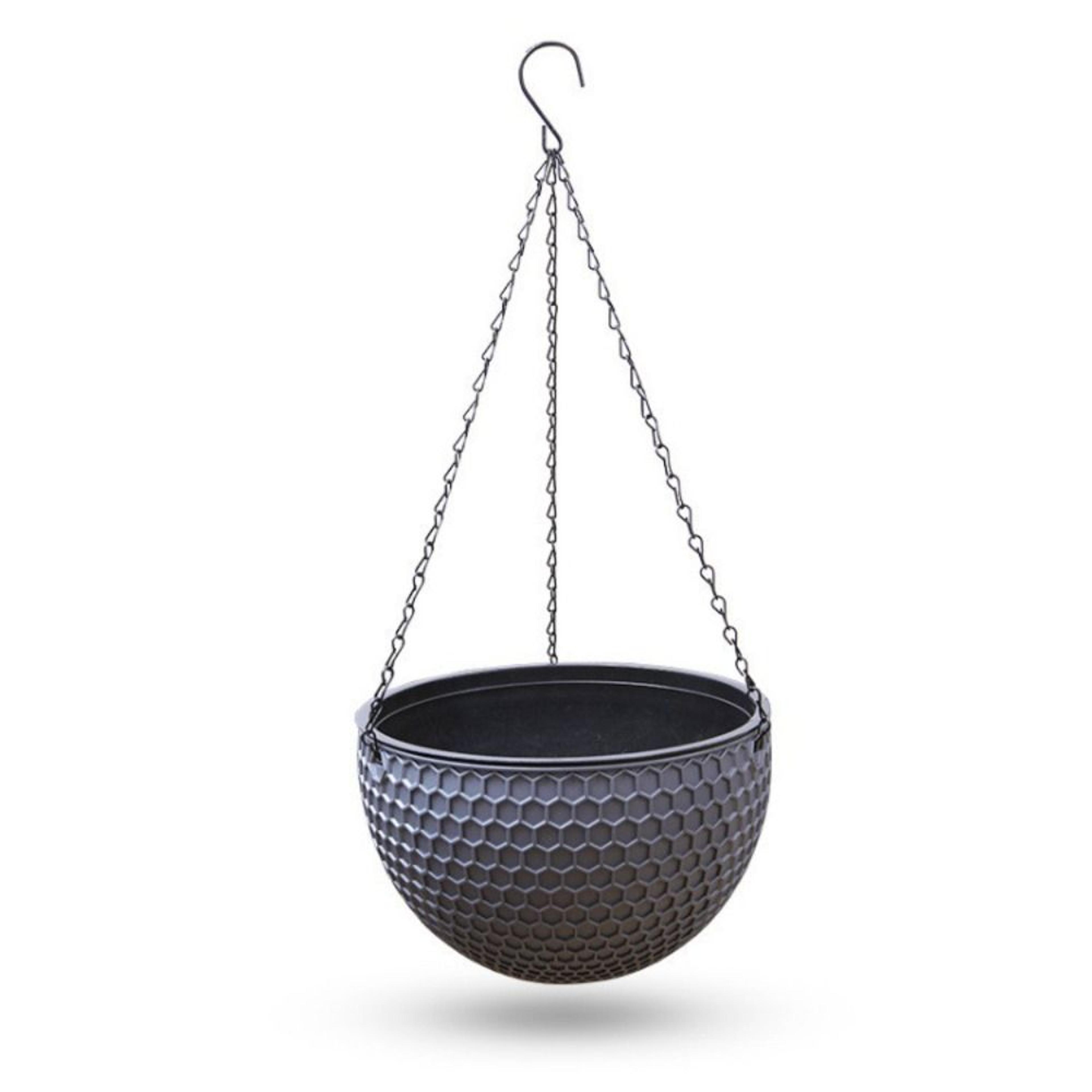 self watering hanging flower pot imitation rattan hydroponic planter basket