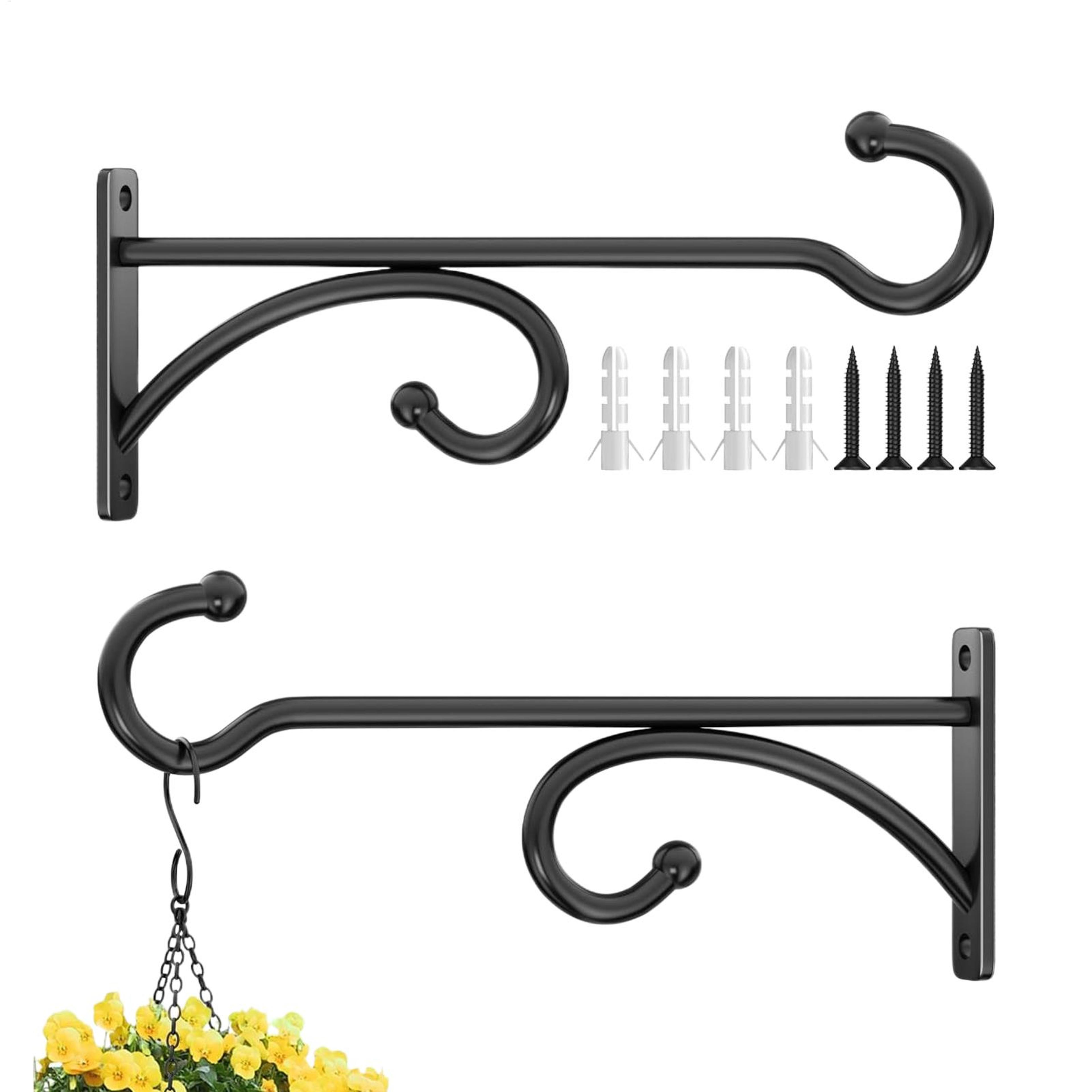 plant wall hanger vintage metal wall mounted plant holder for indoor garden decor