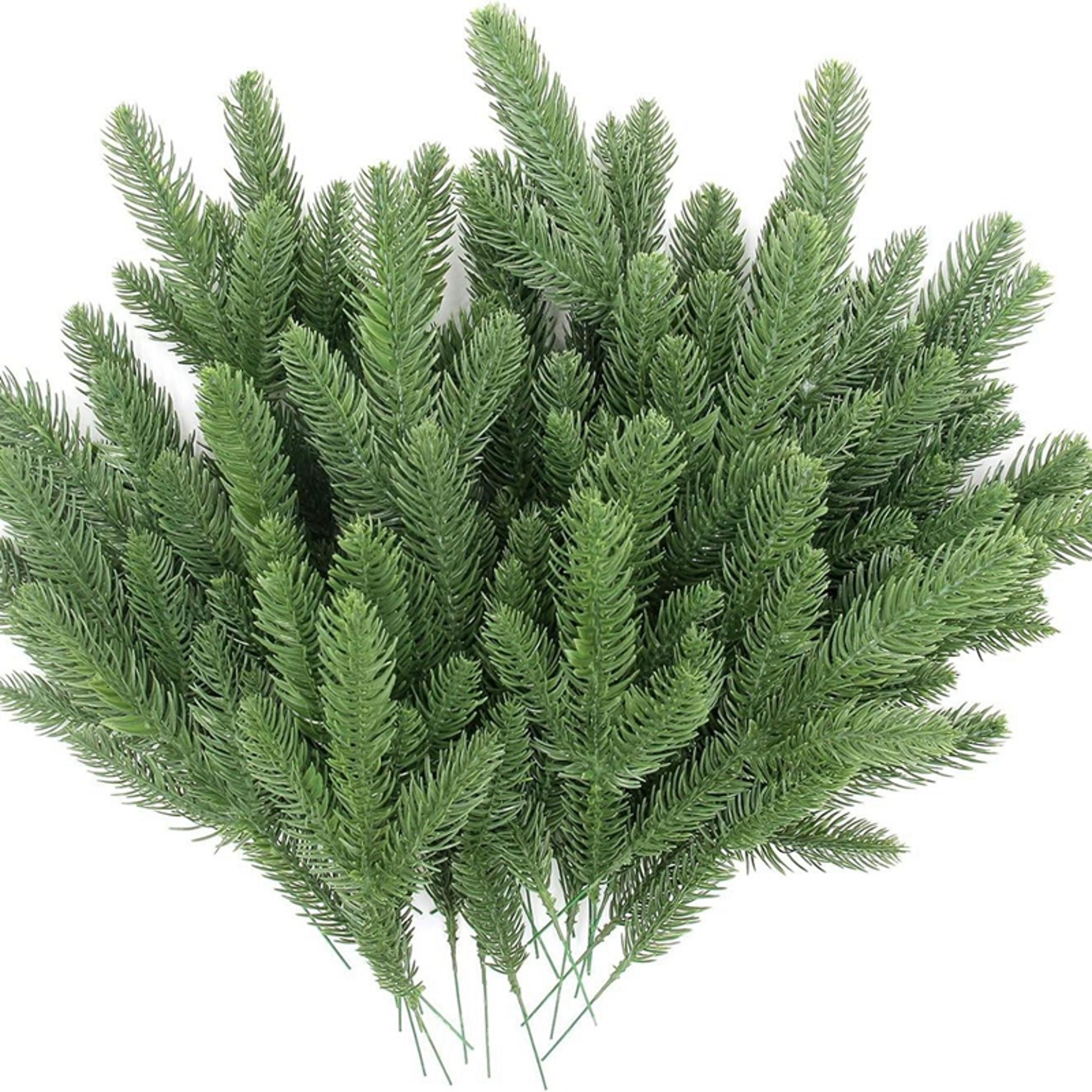 artificial green leaf grass stems for wedding decor home diy decoration