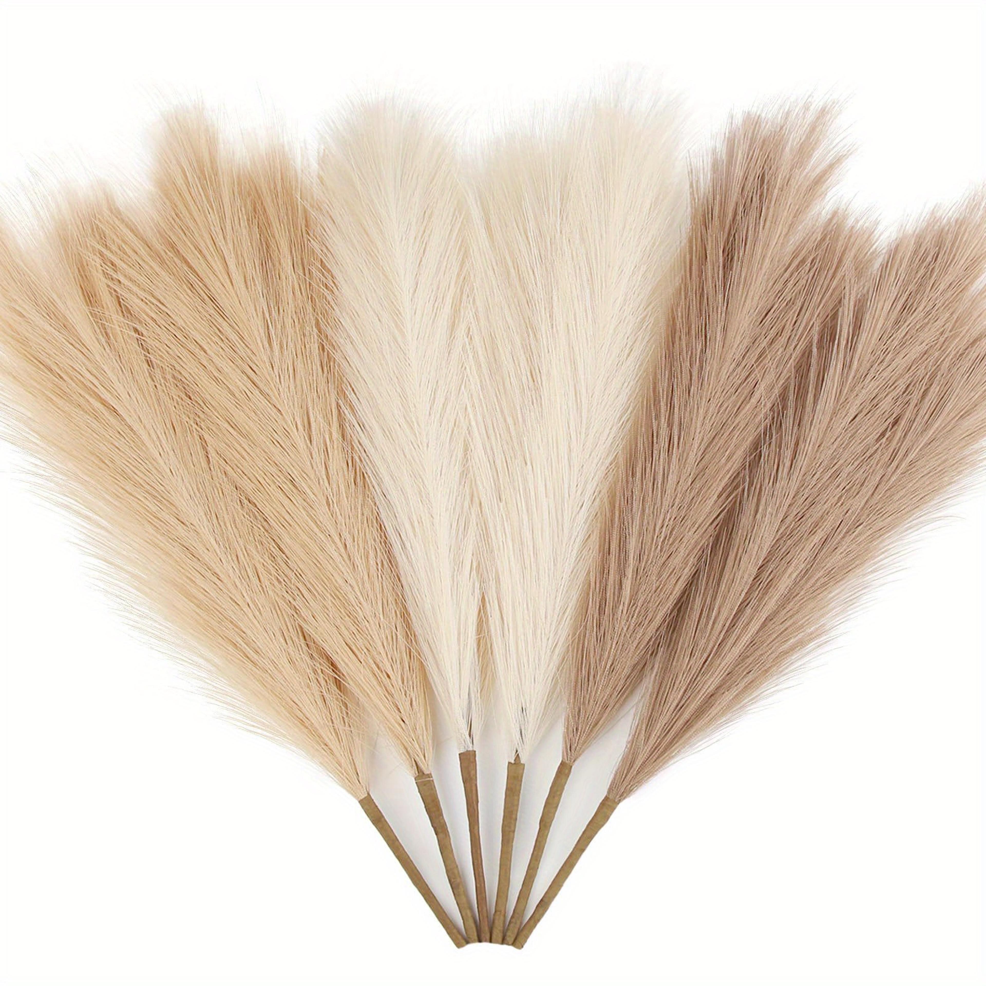artificial pampas grass decor for boho home and wedding styling