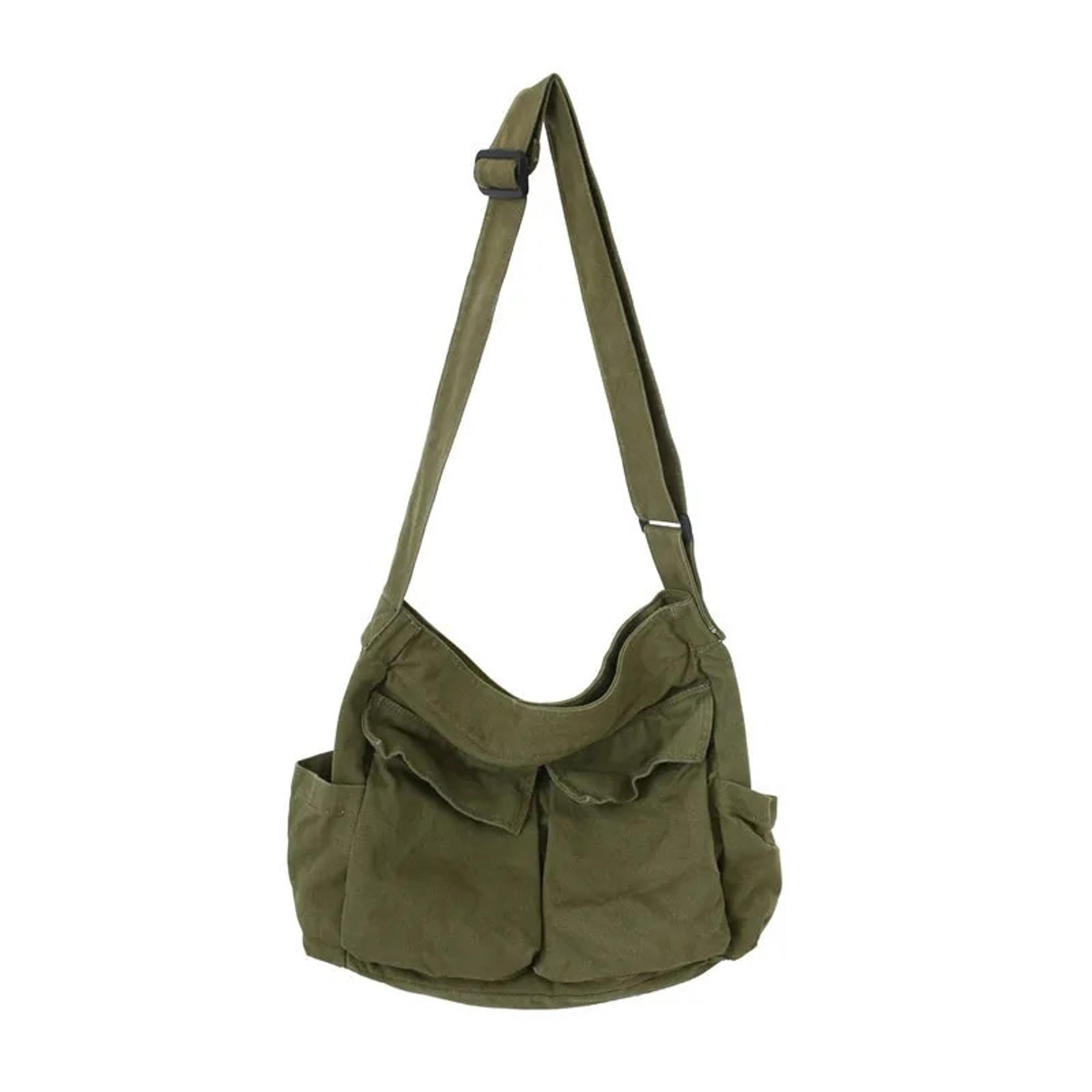 vintage canvas shoulder bag women crossbody travel tote large capacity handbag