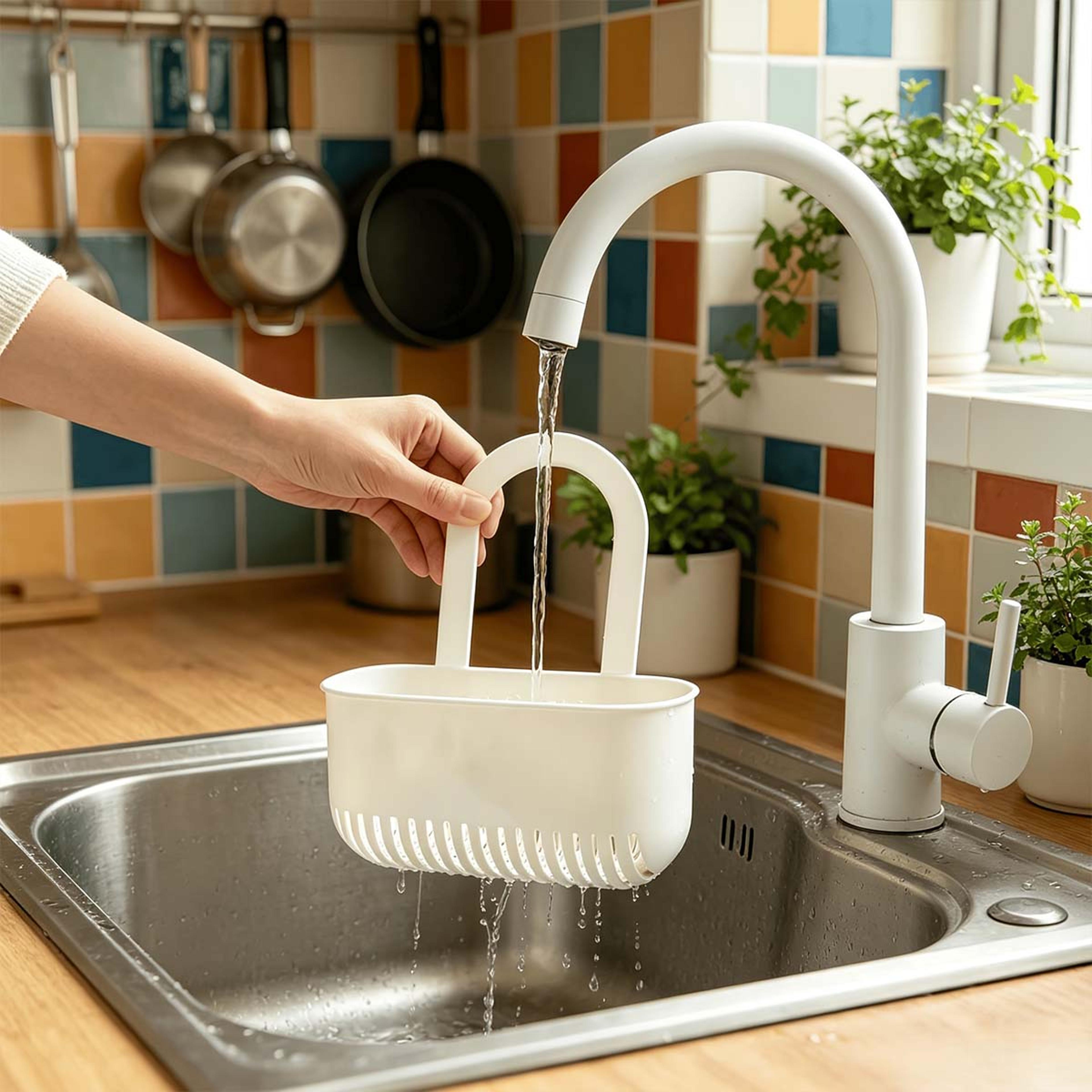 multi functional sink drain basket vegetable washer and kitchen filter strainer