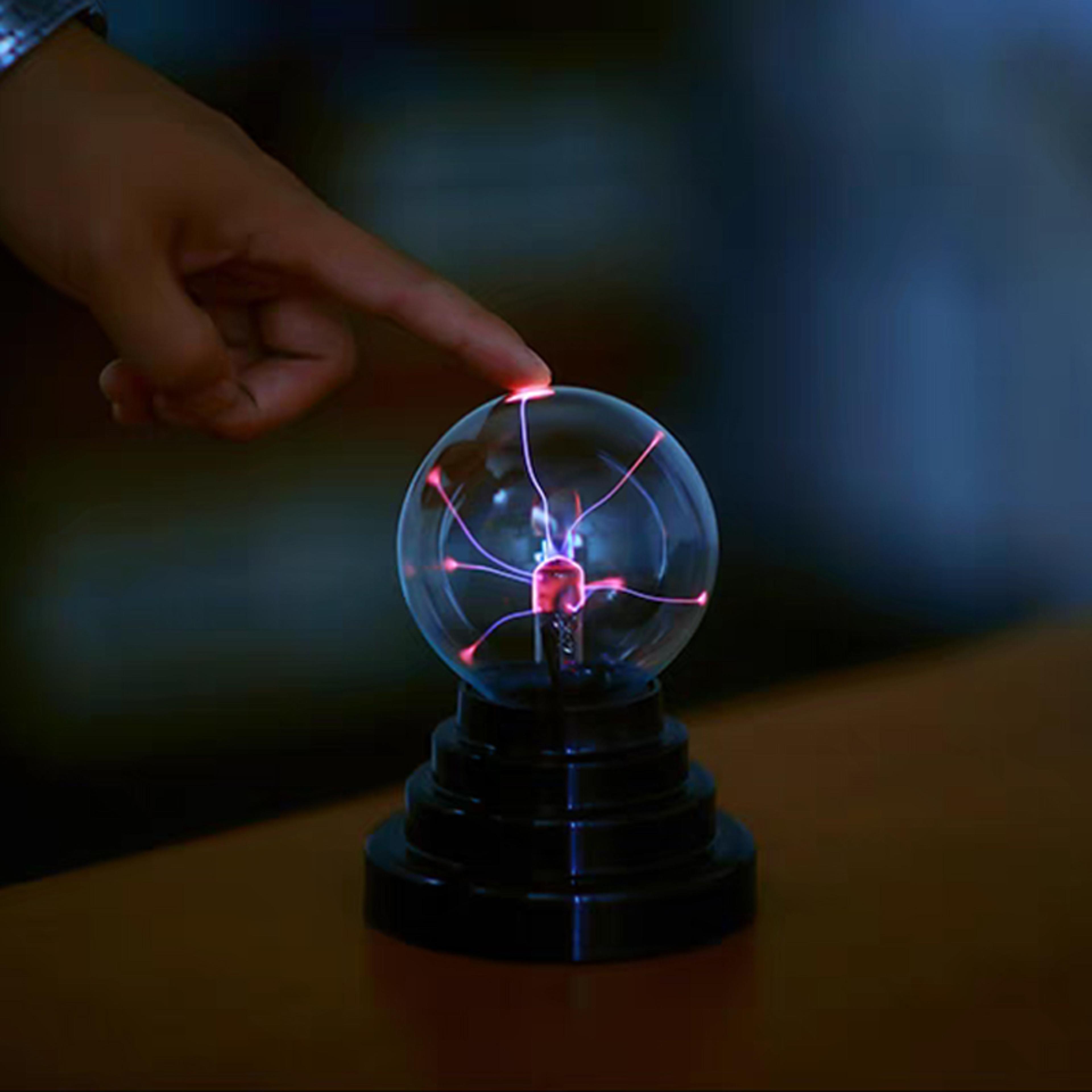 magic plasma ball lamp led night light touch control decor for bedroom