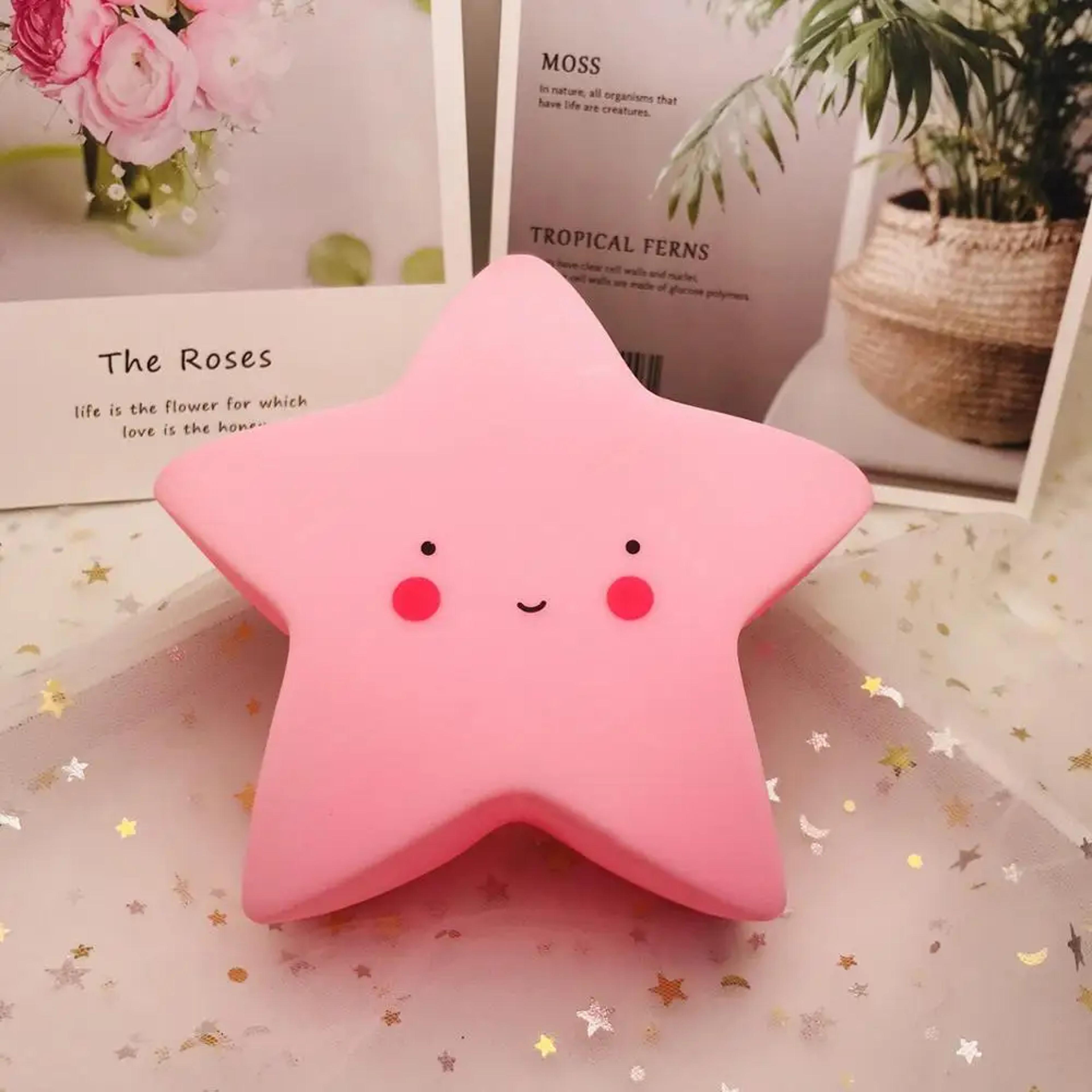 mini led star moon night light cartoon bedroom lamp for kids baby room decor gift