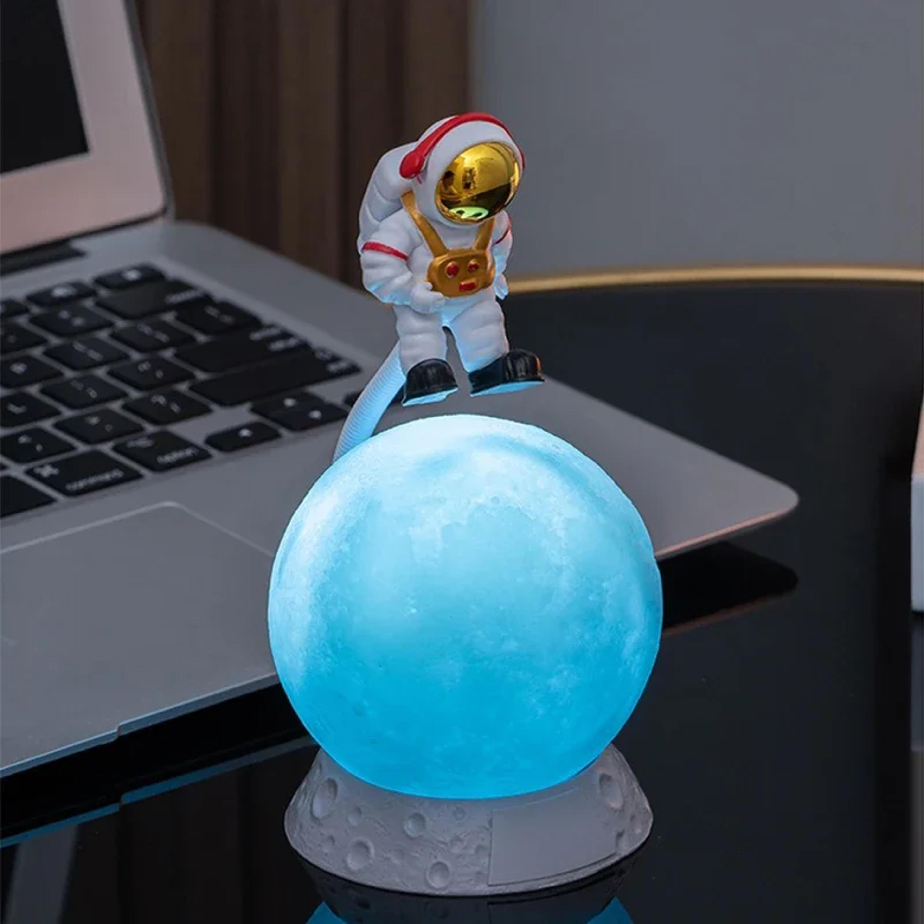 astronaut led night light usb rechargeable bedside lamp