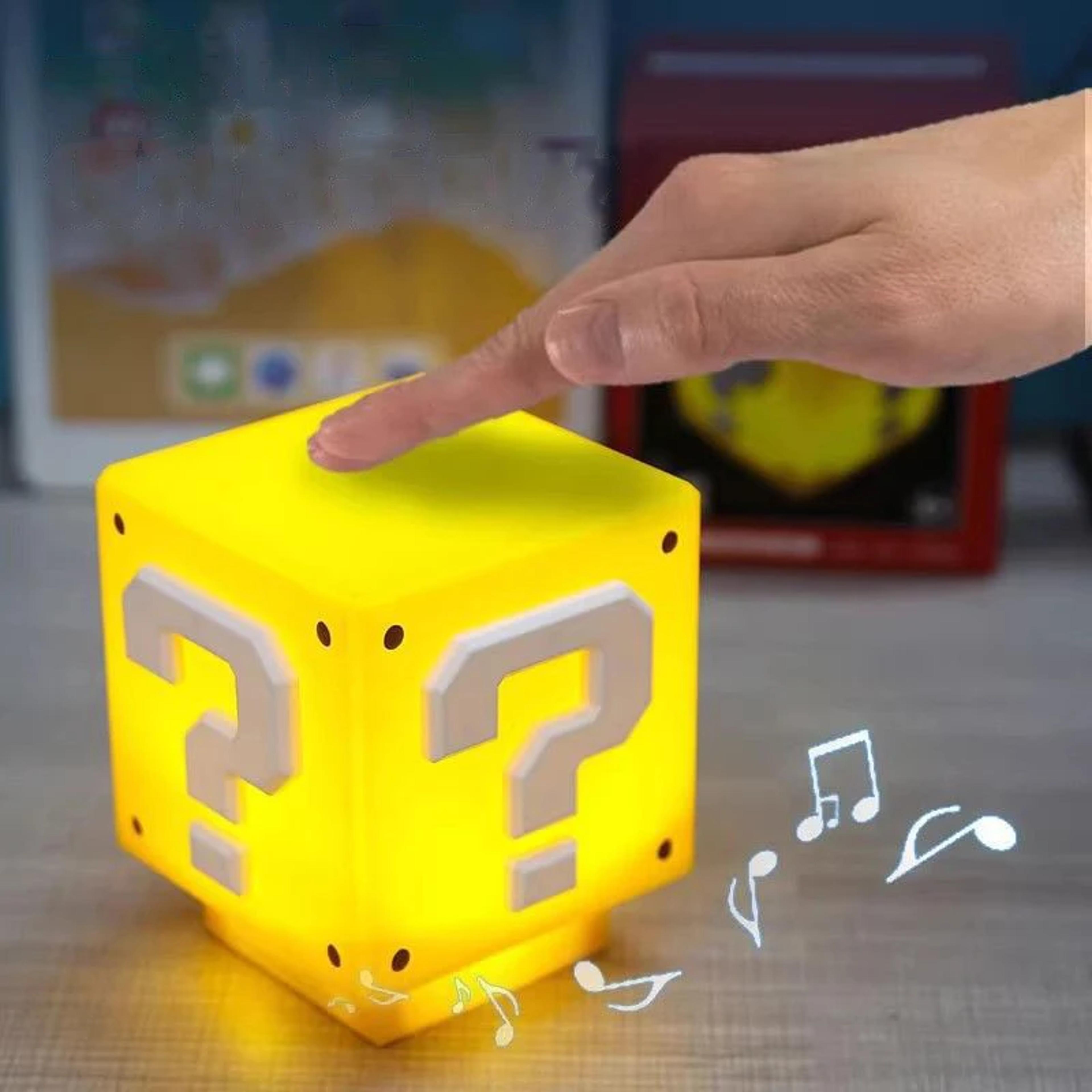 led question mark brick night light with music usb charging desk lamp gift