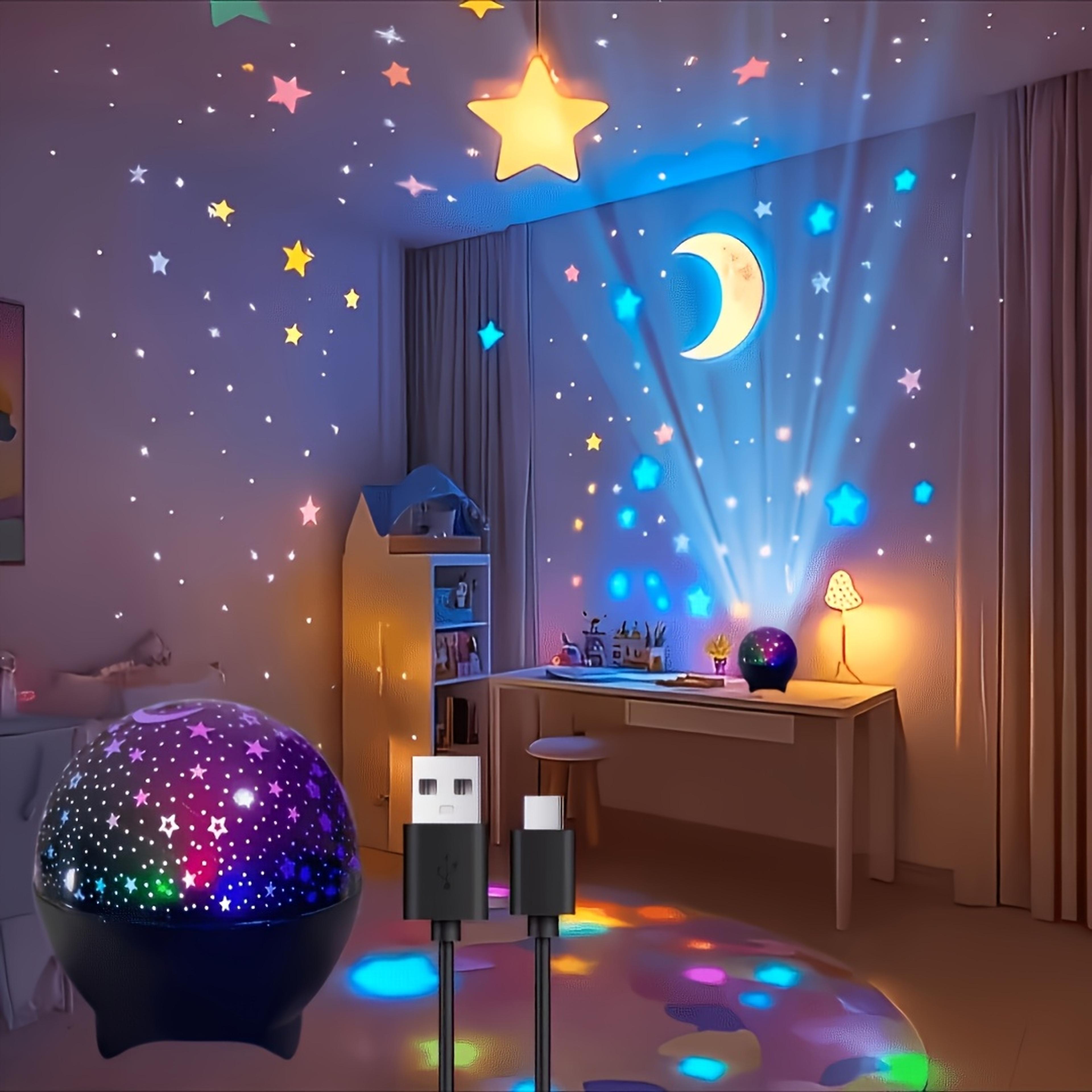 starry sky projector night light color modes usb ambient lamp for kids room decor gift