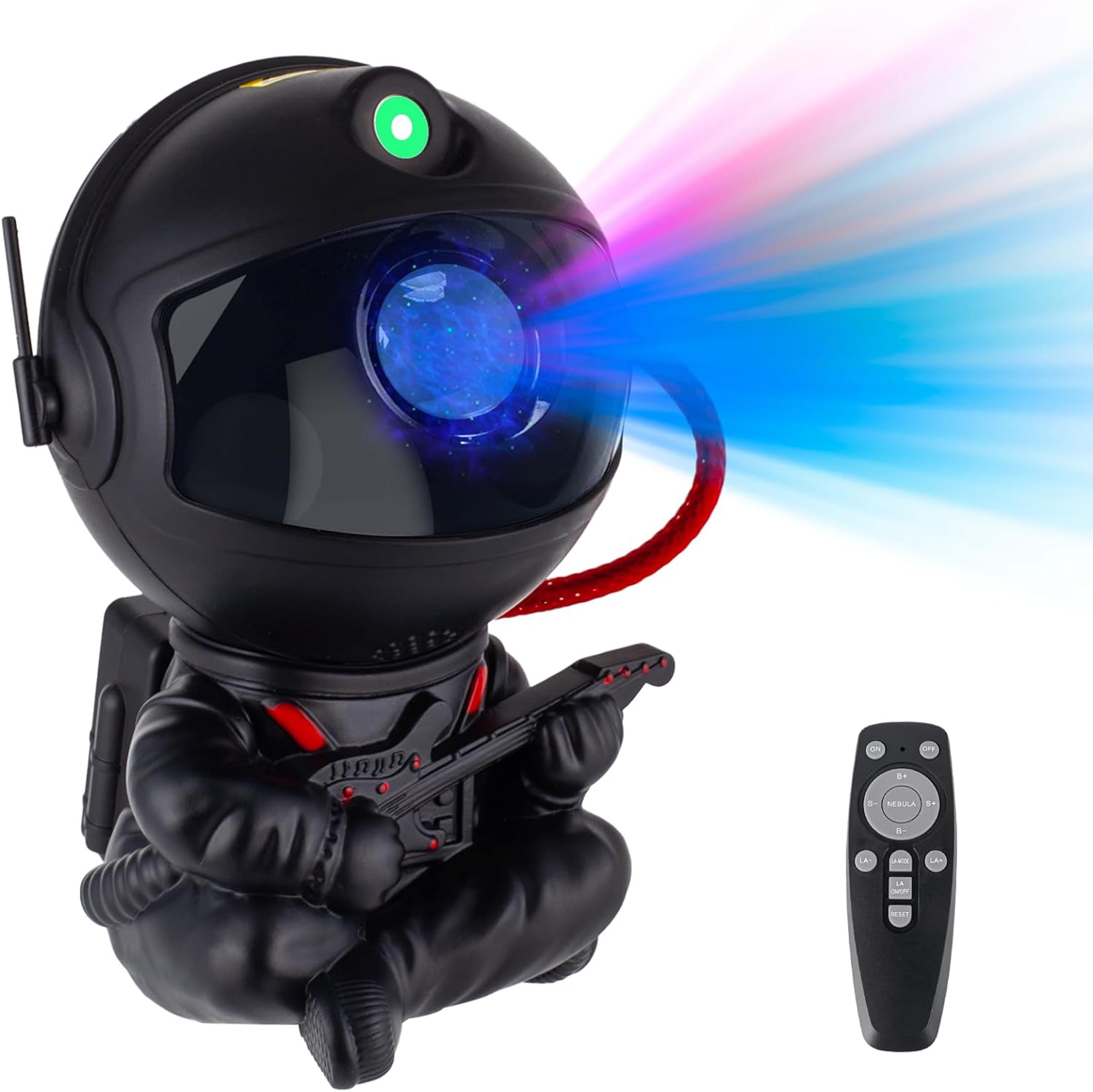 astronaut star projector galaxy night light for bedroom decor