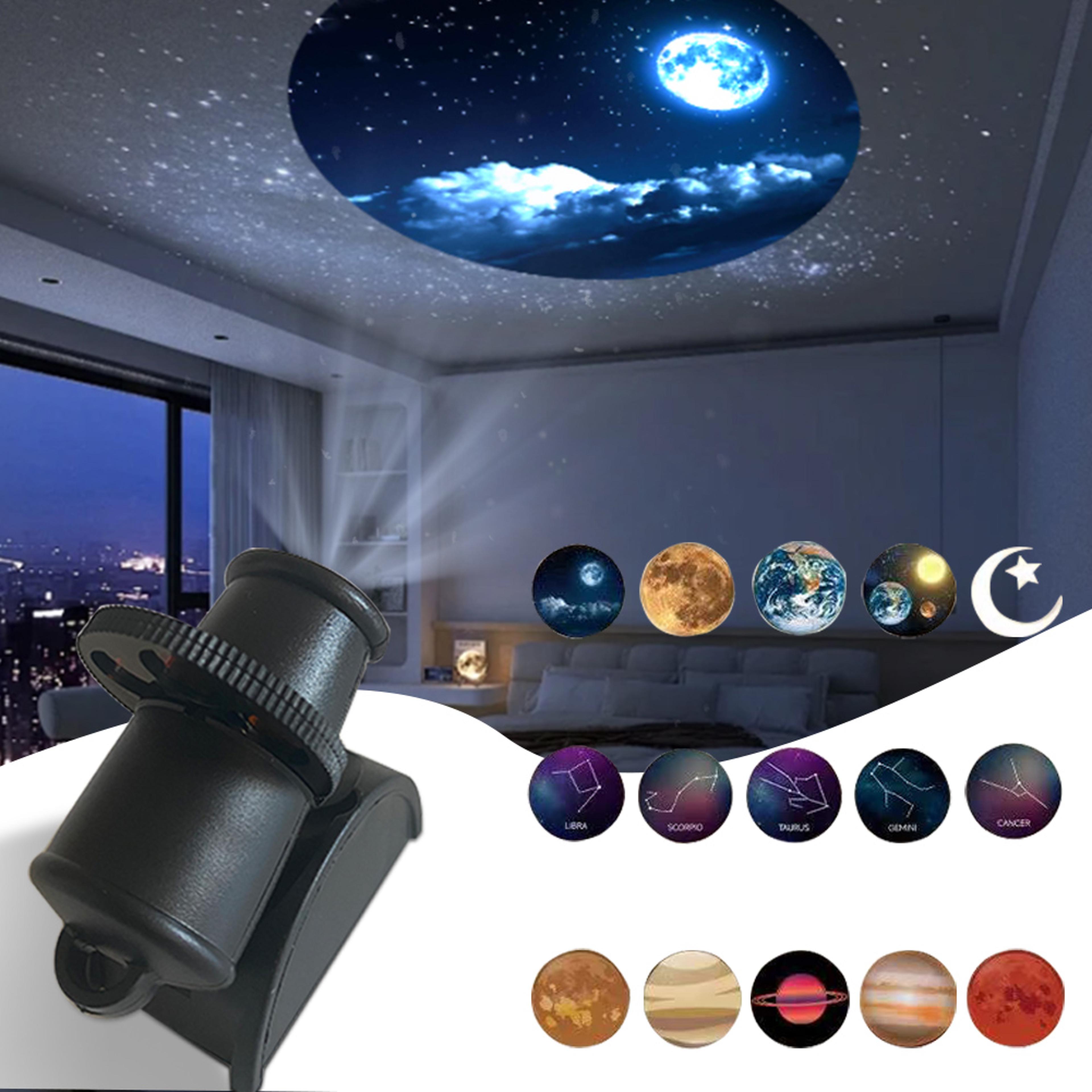 star planet projector earth moon led night light for bedroom decor