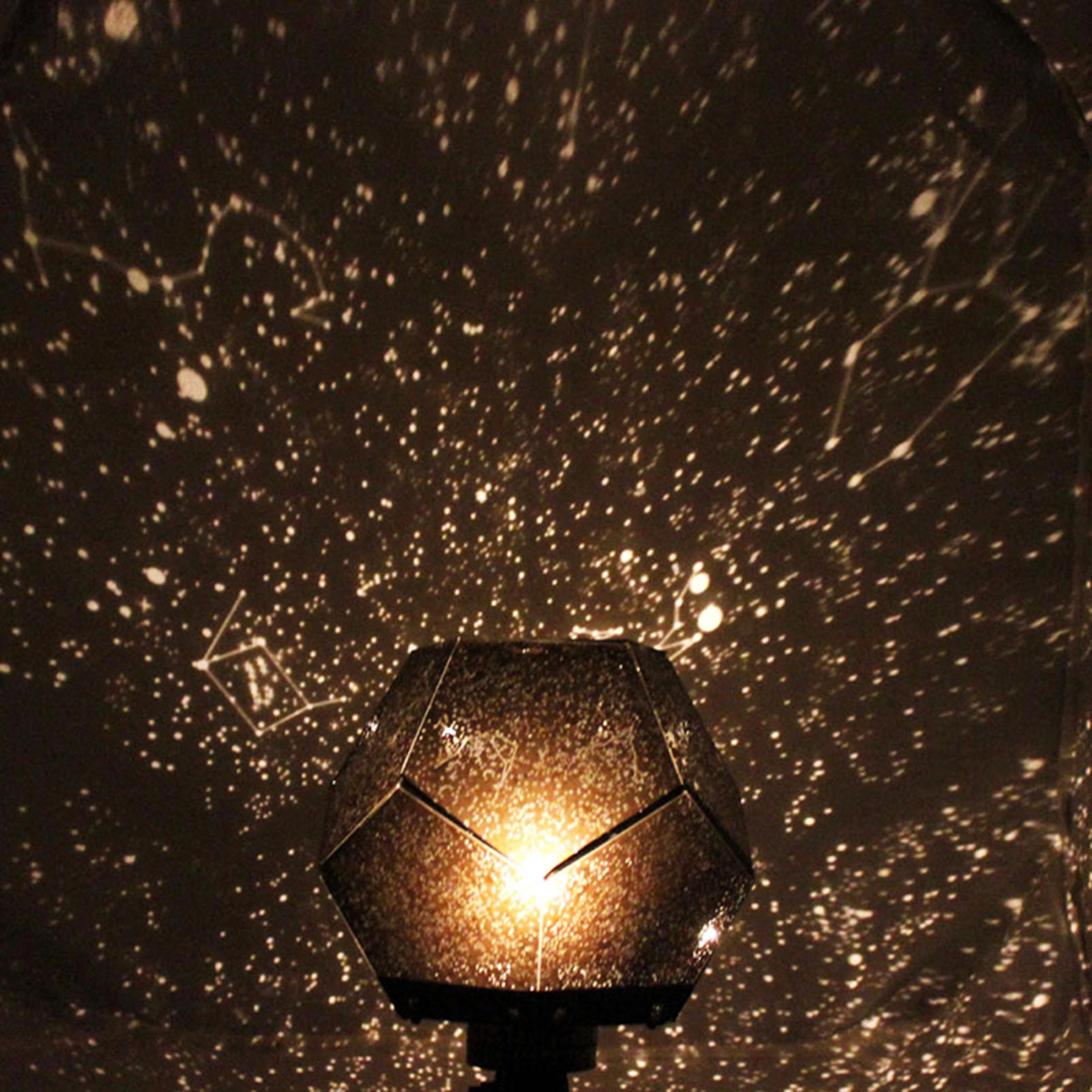 romantic planetarium star projector night light for bedroom decor
