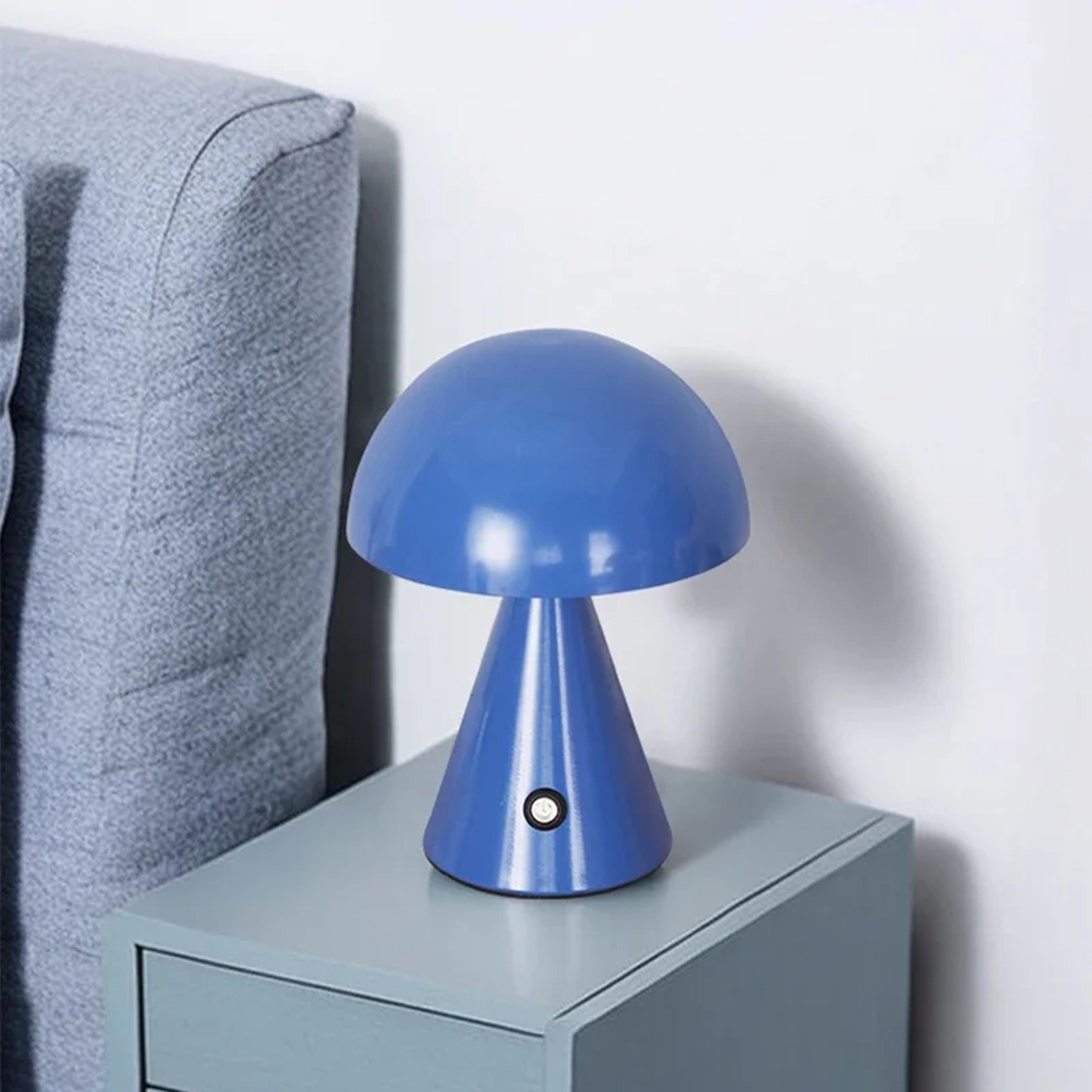 rechargeable mushroom led table light dimmable bedside lamp for cozy home decor