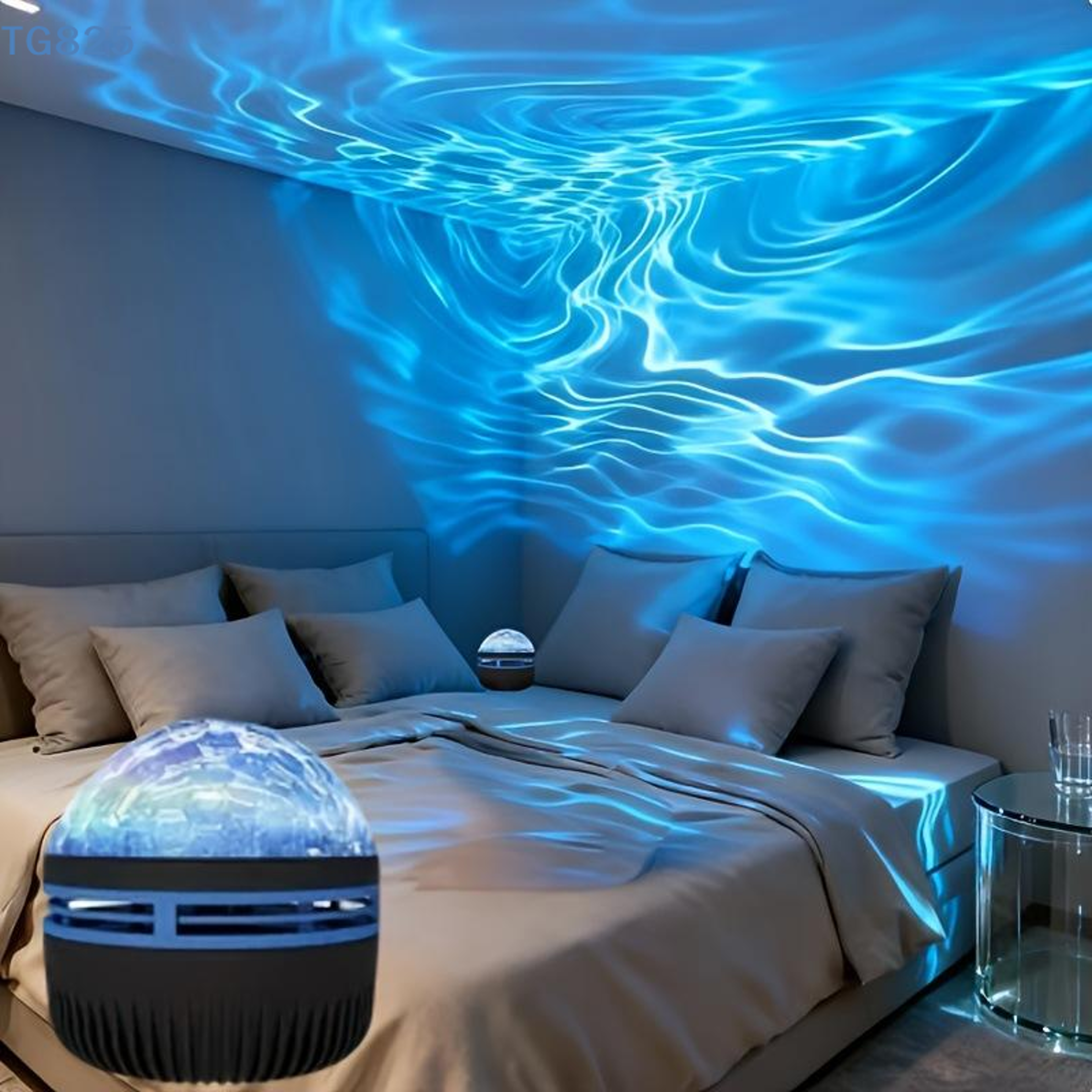 usb star projector night light rgb led galaxy lamp with remote control