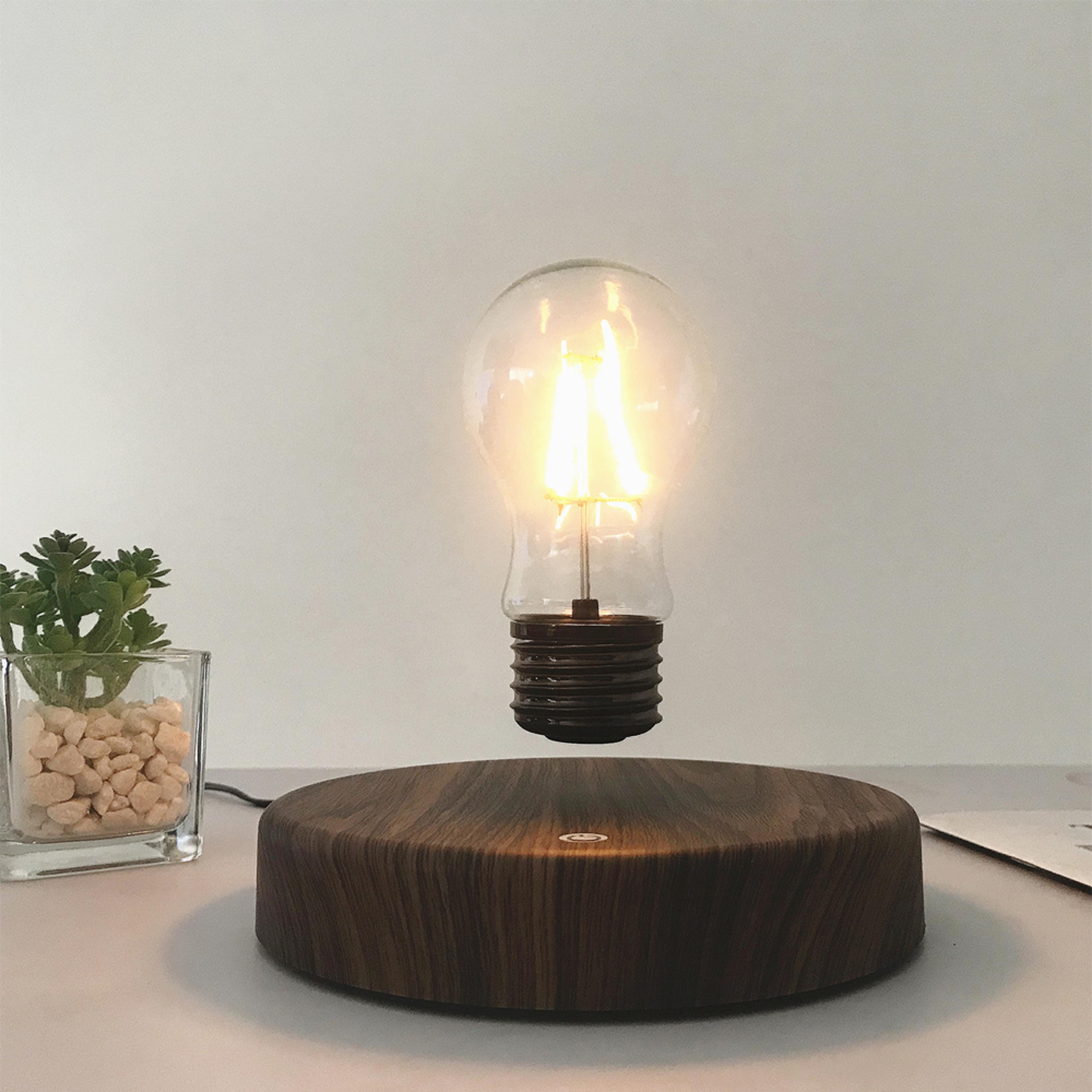 magnetic levitation lamp floating led bulb desk decoration night light gift