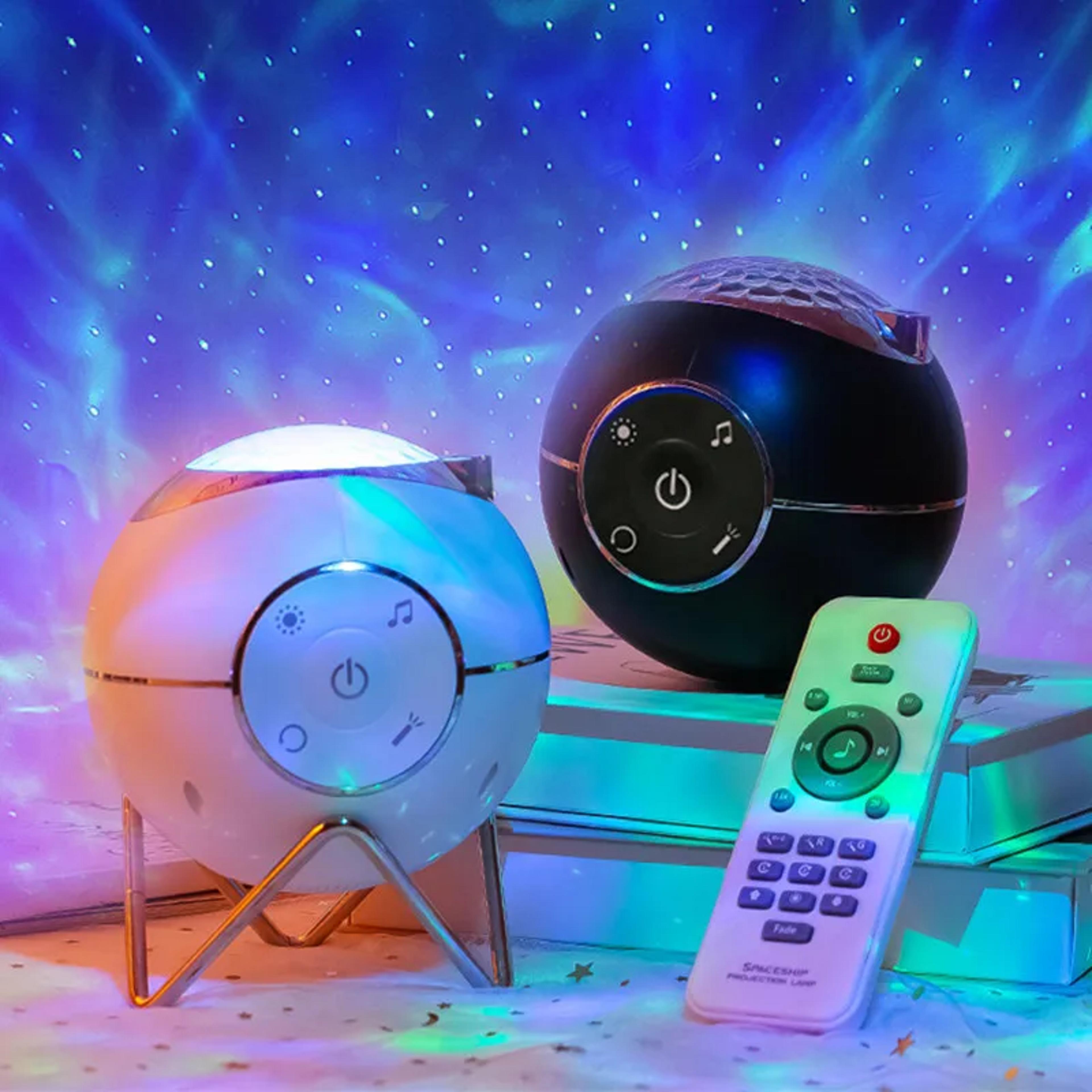 galaxy projector lamp rotating starry sky led night light with remote control