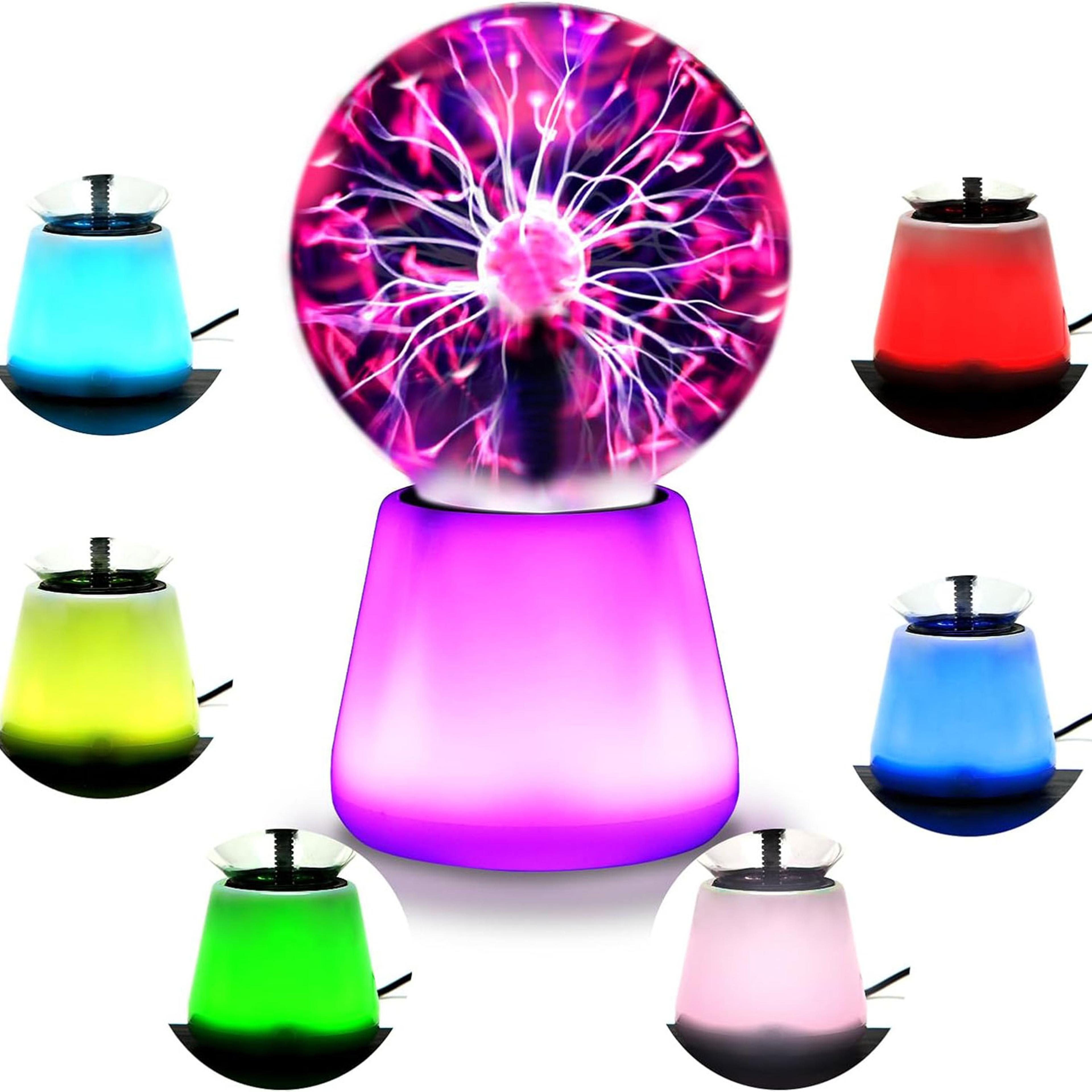 plasma ball lamp interactive touch lightning globe usb powered color changing mood light