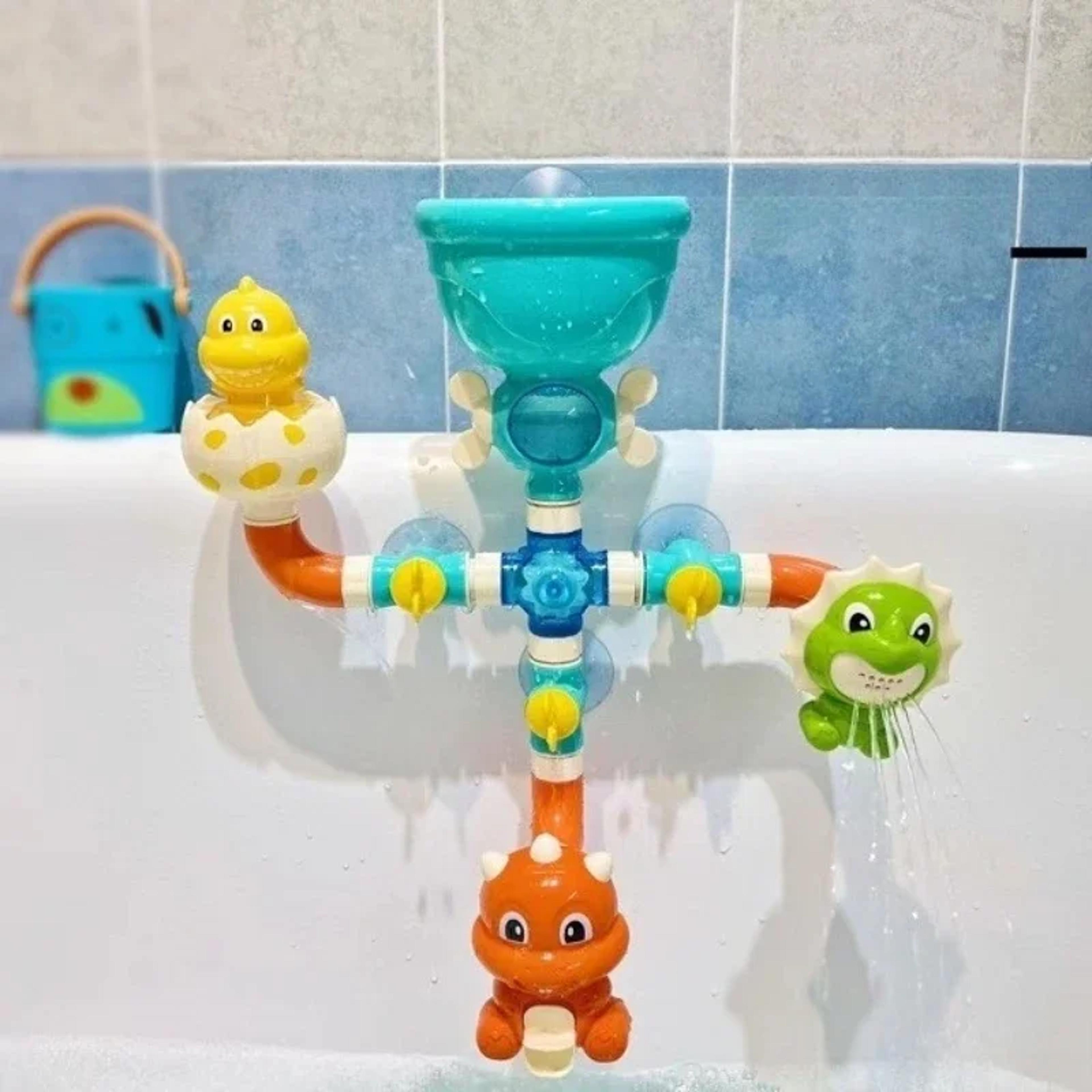 baby bath toys diy water pipe game set for toddlers bath time fun