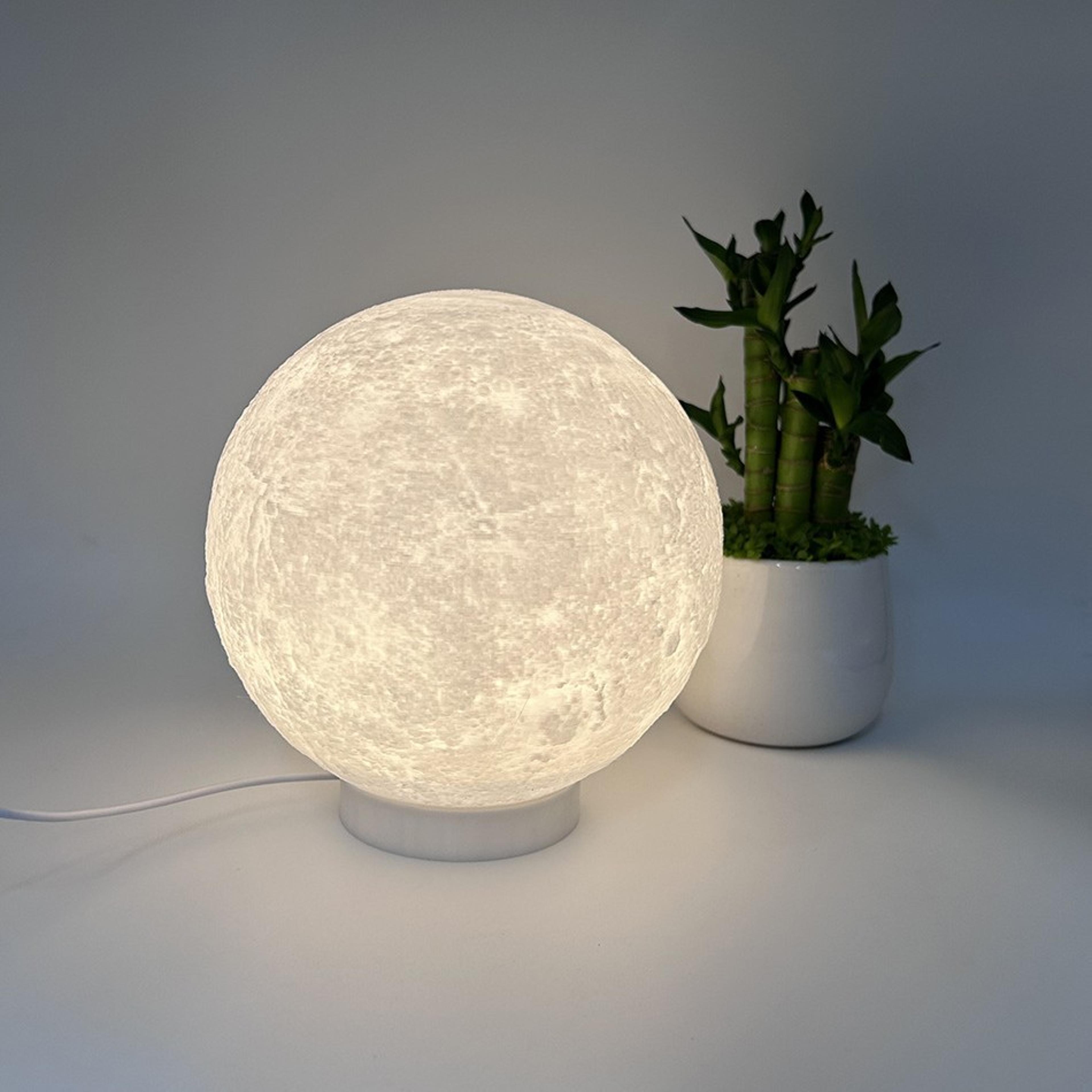 moon lamp dimmable night light usb powered for bedroom decor and gifts