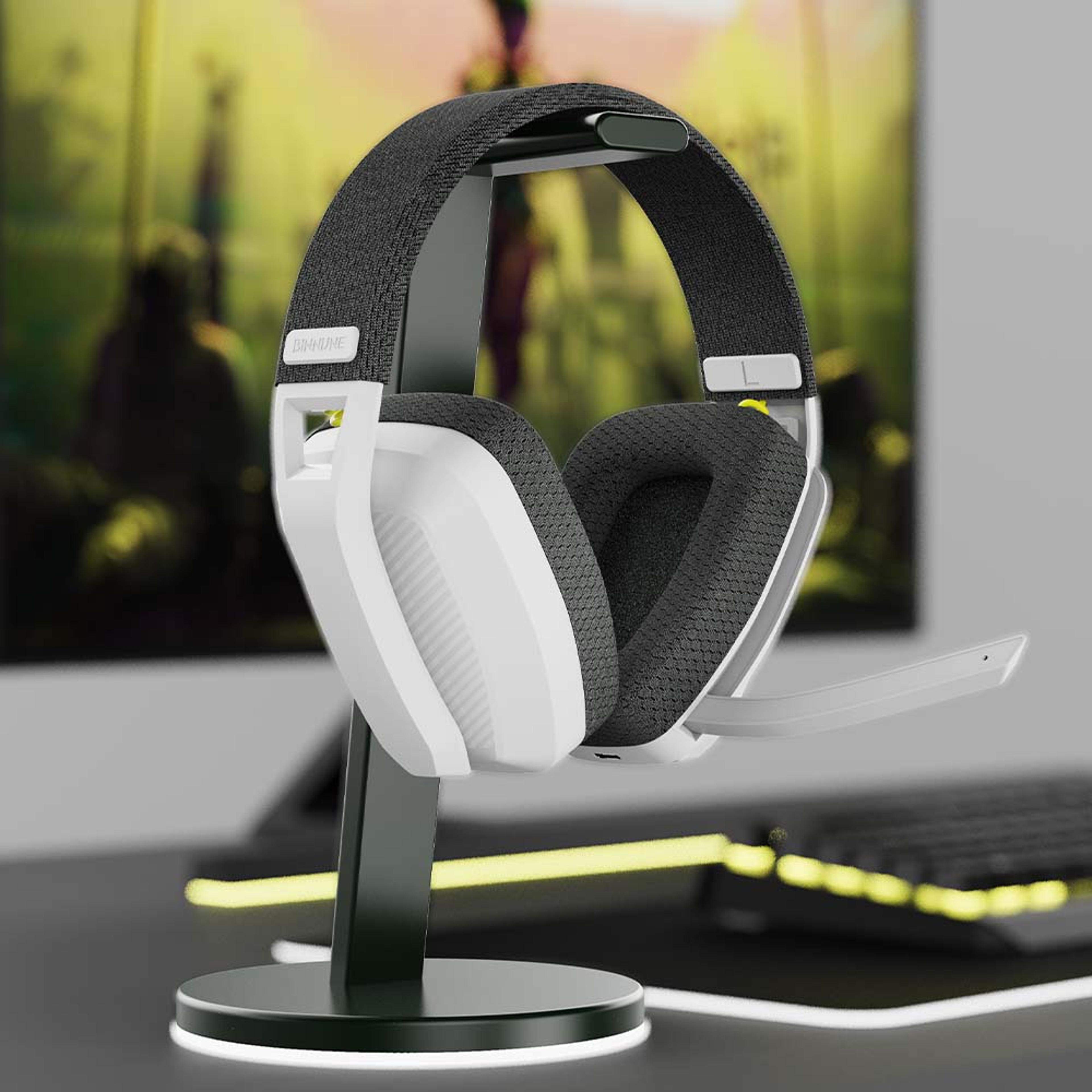 wireless gaming headset with mic bluetooth headphones for mac