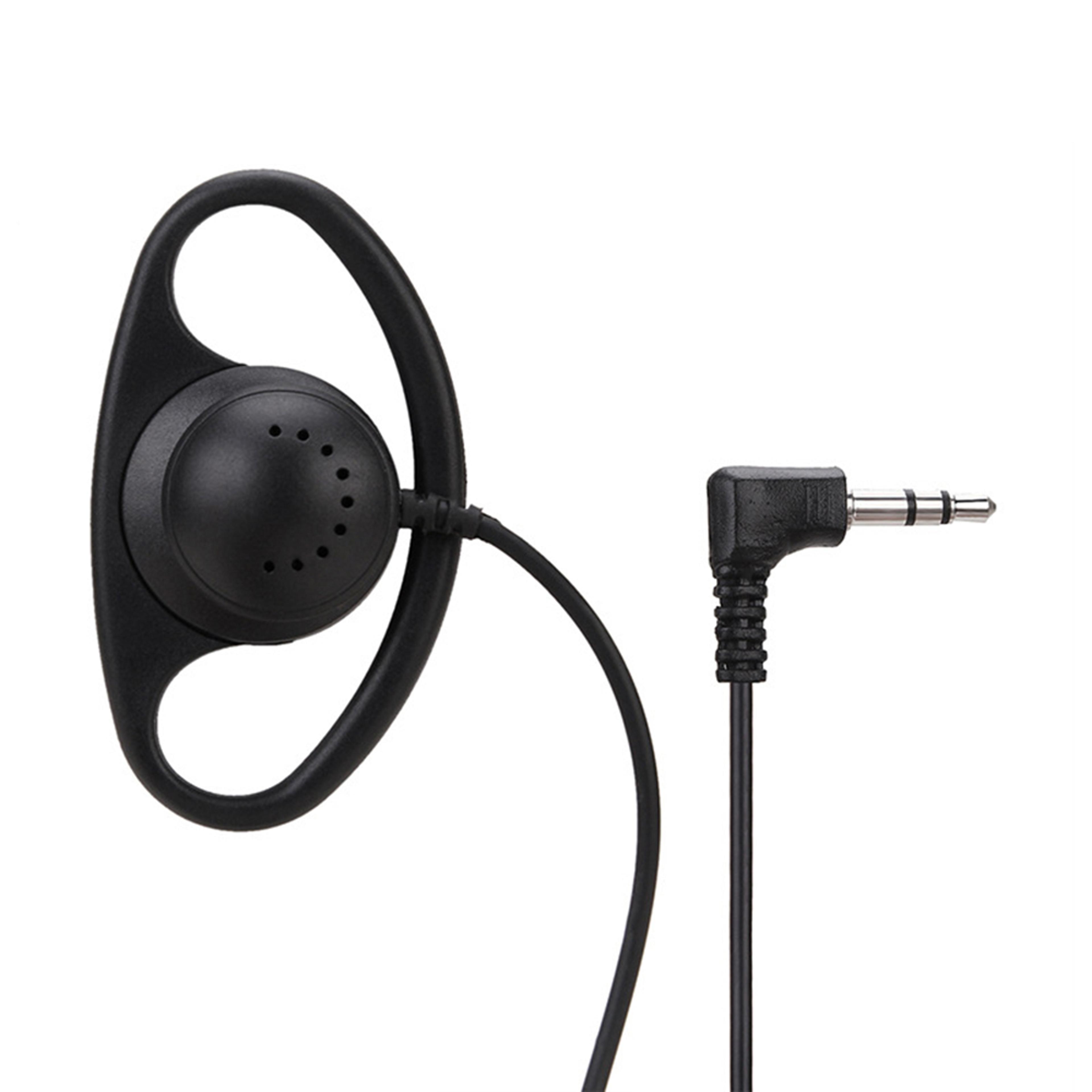 d shape soft ear hook single side headset for laptop pc